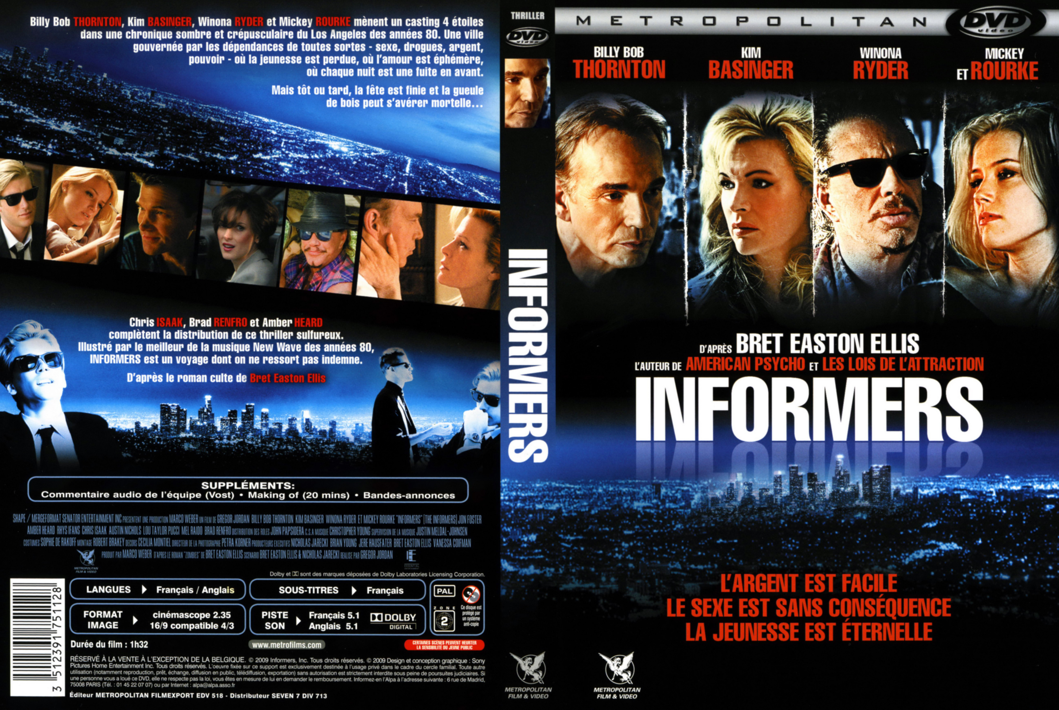 Jaquette DVD Informers