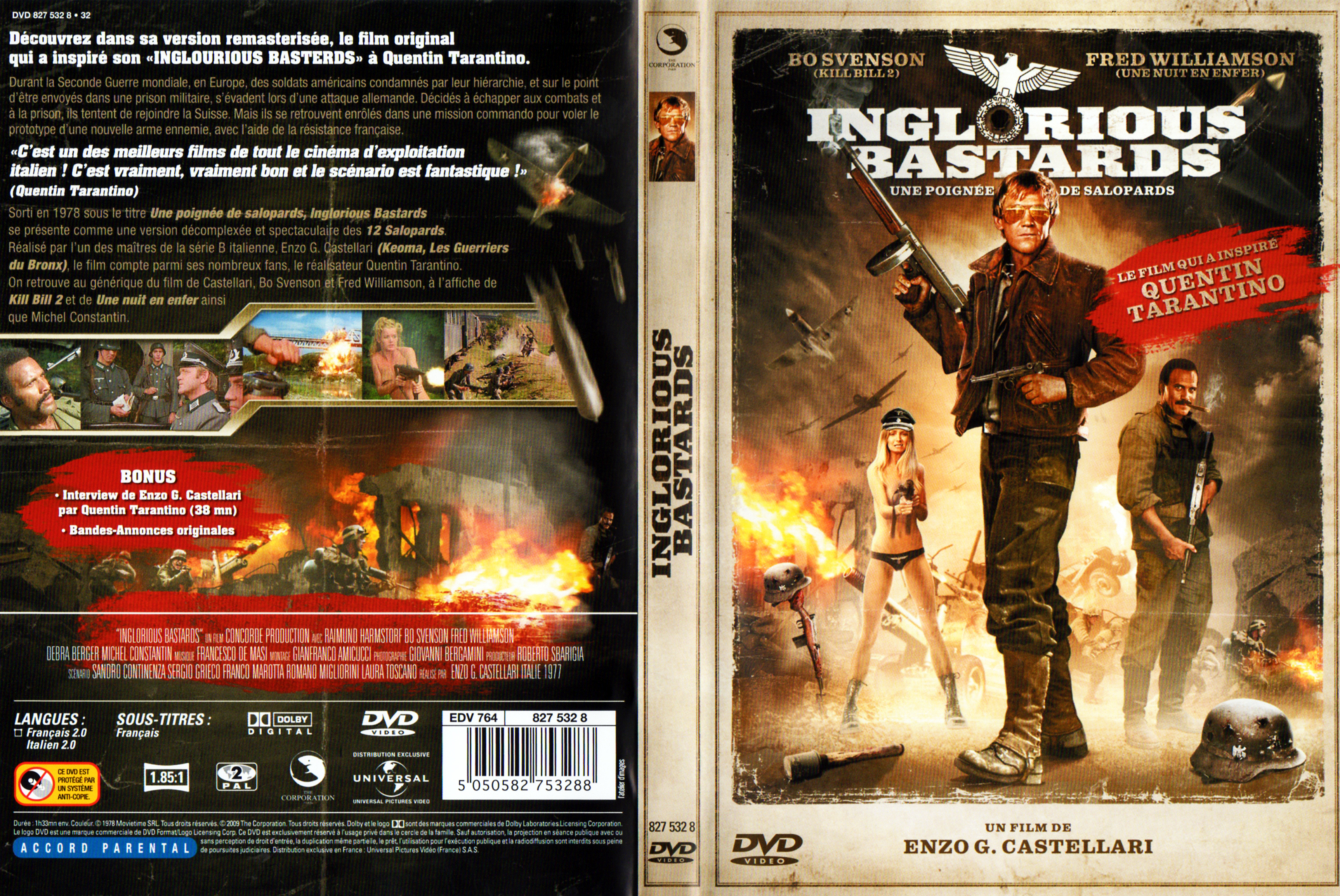 Jaquette DVD Inglorious bastards