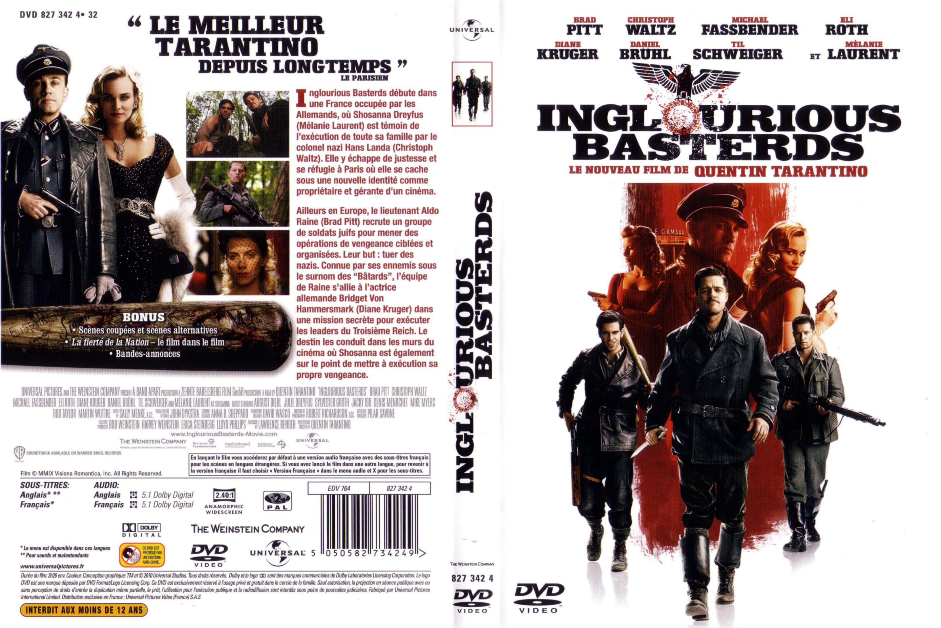 Jaquette DVD Inglourious Basterds