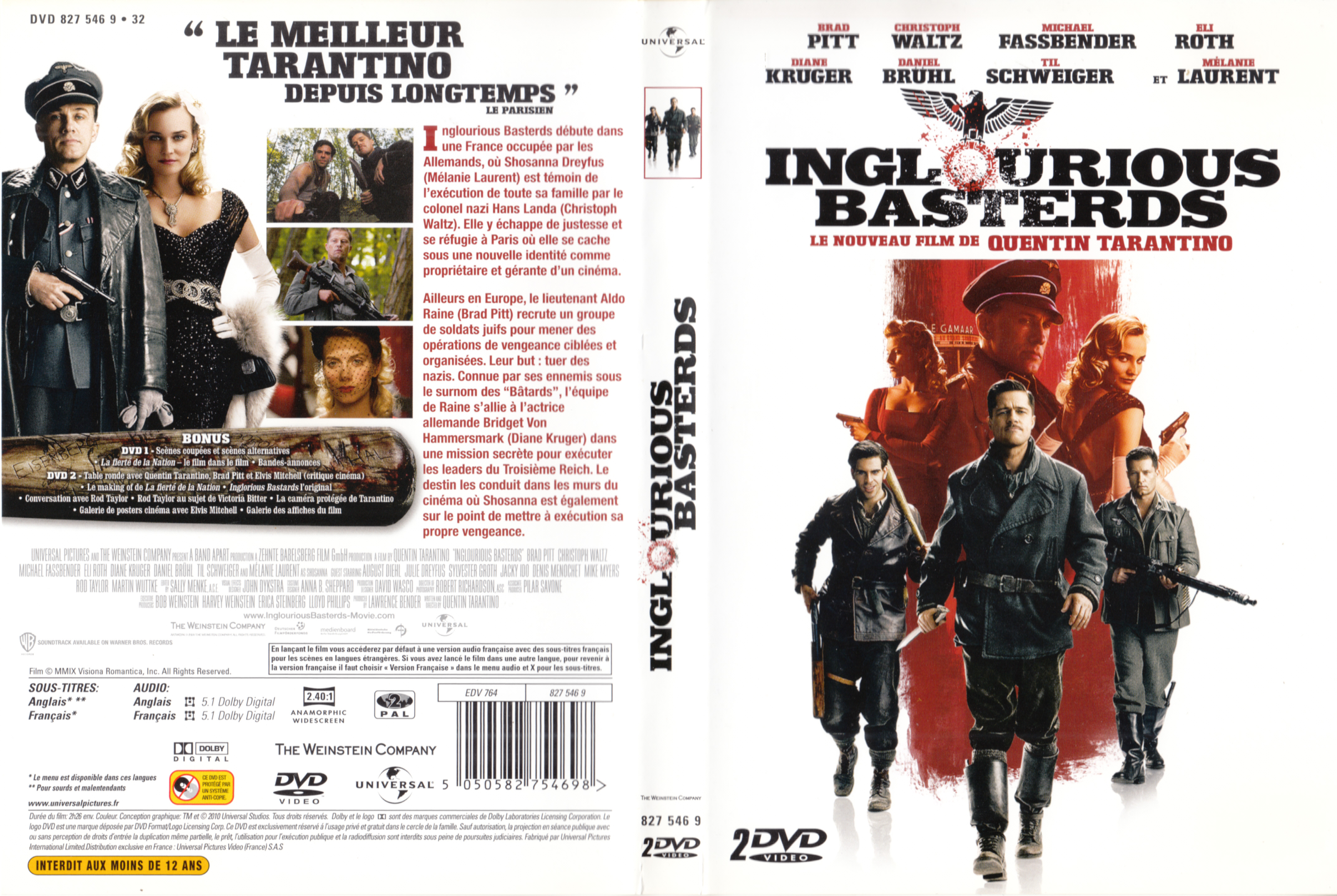 Jaquette DVD Inglourious Basterds v2