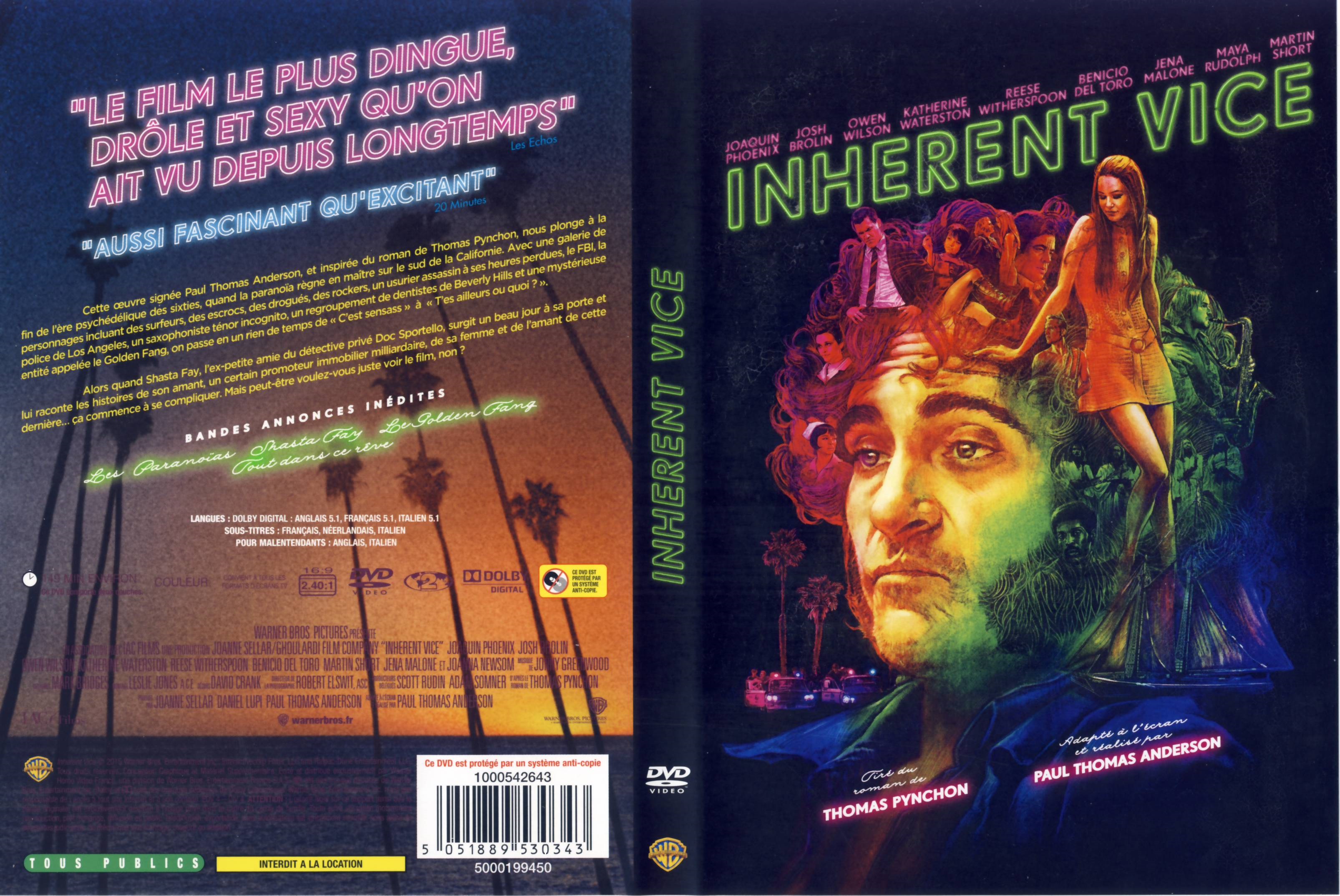 Jaquette DVD Inherent Vice