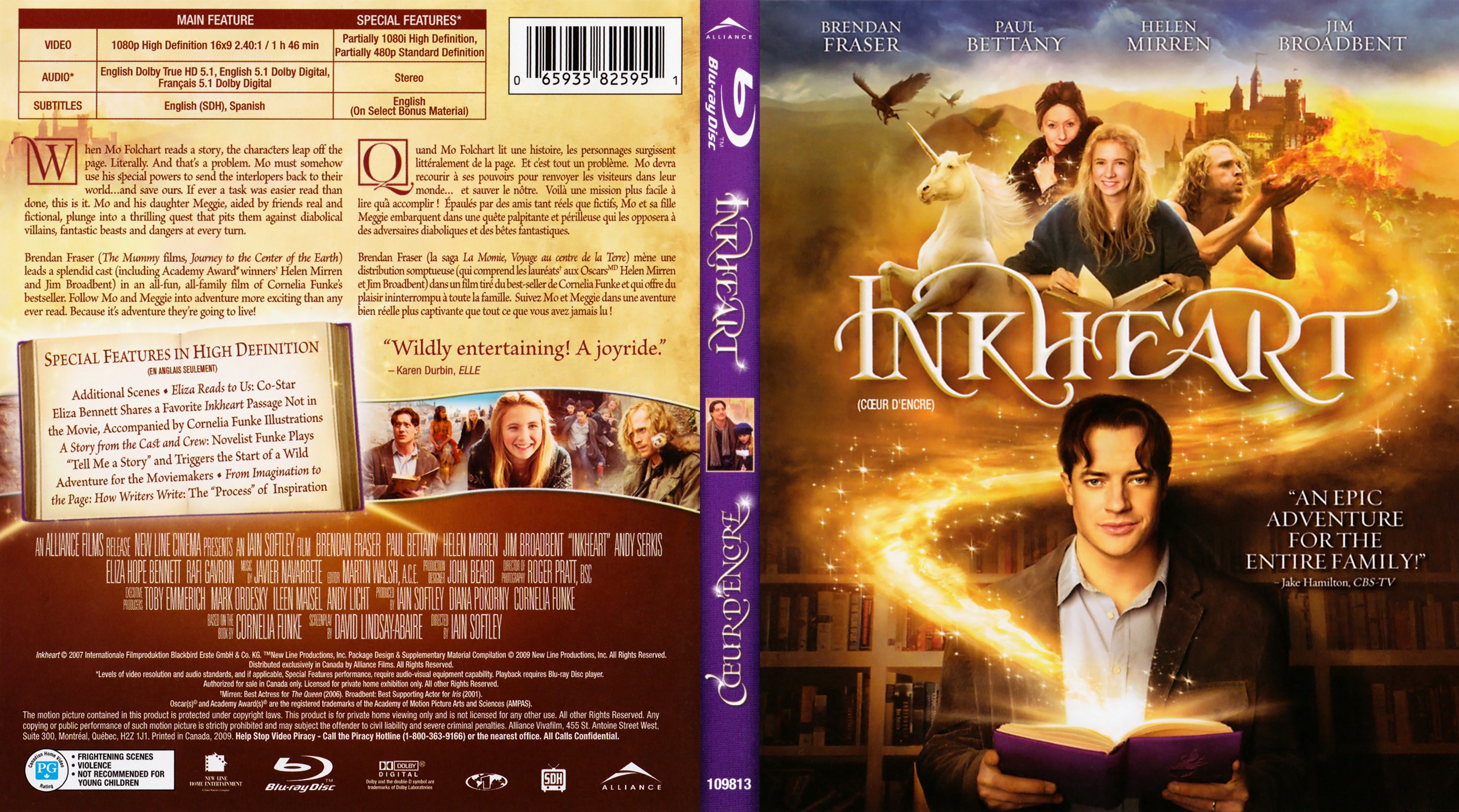 Jaquette DVD Inkheart - Coeur d