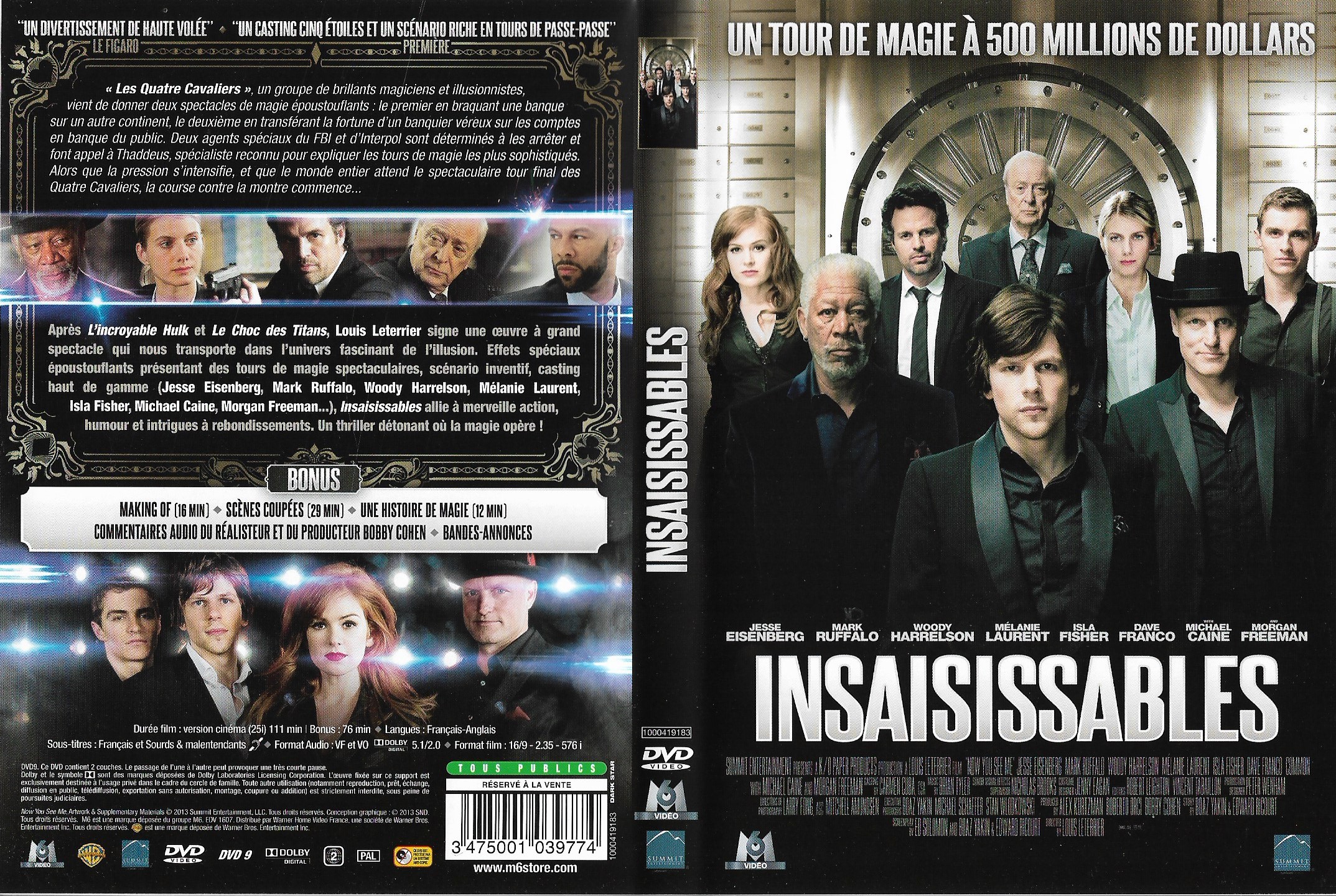 Jaquette DVD Insaisissables