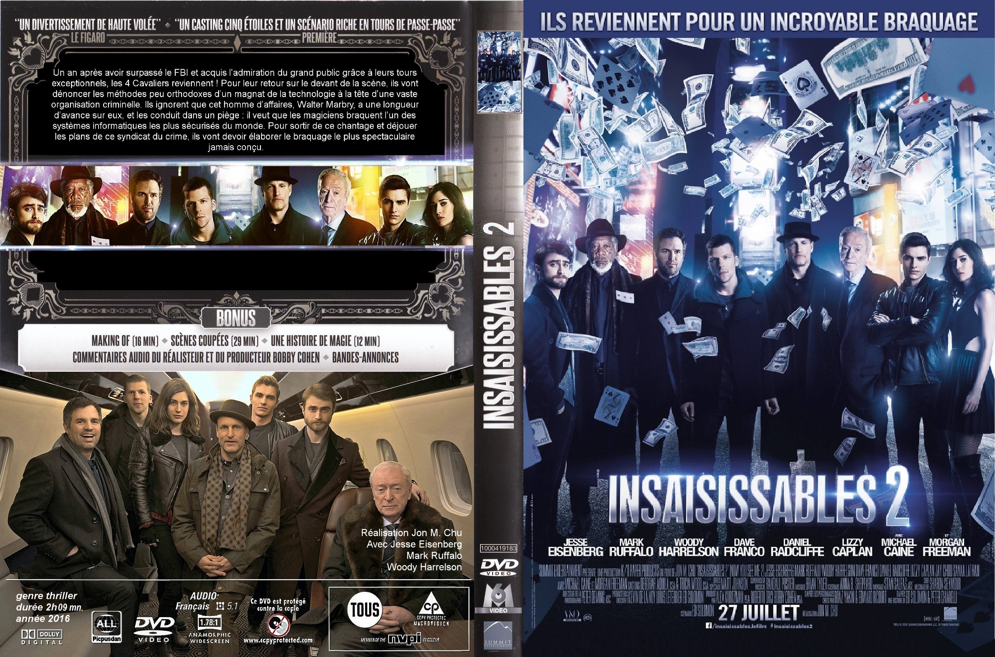 Jaquette DVD Insaisissables 2 custom