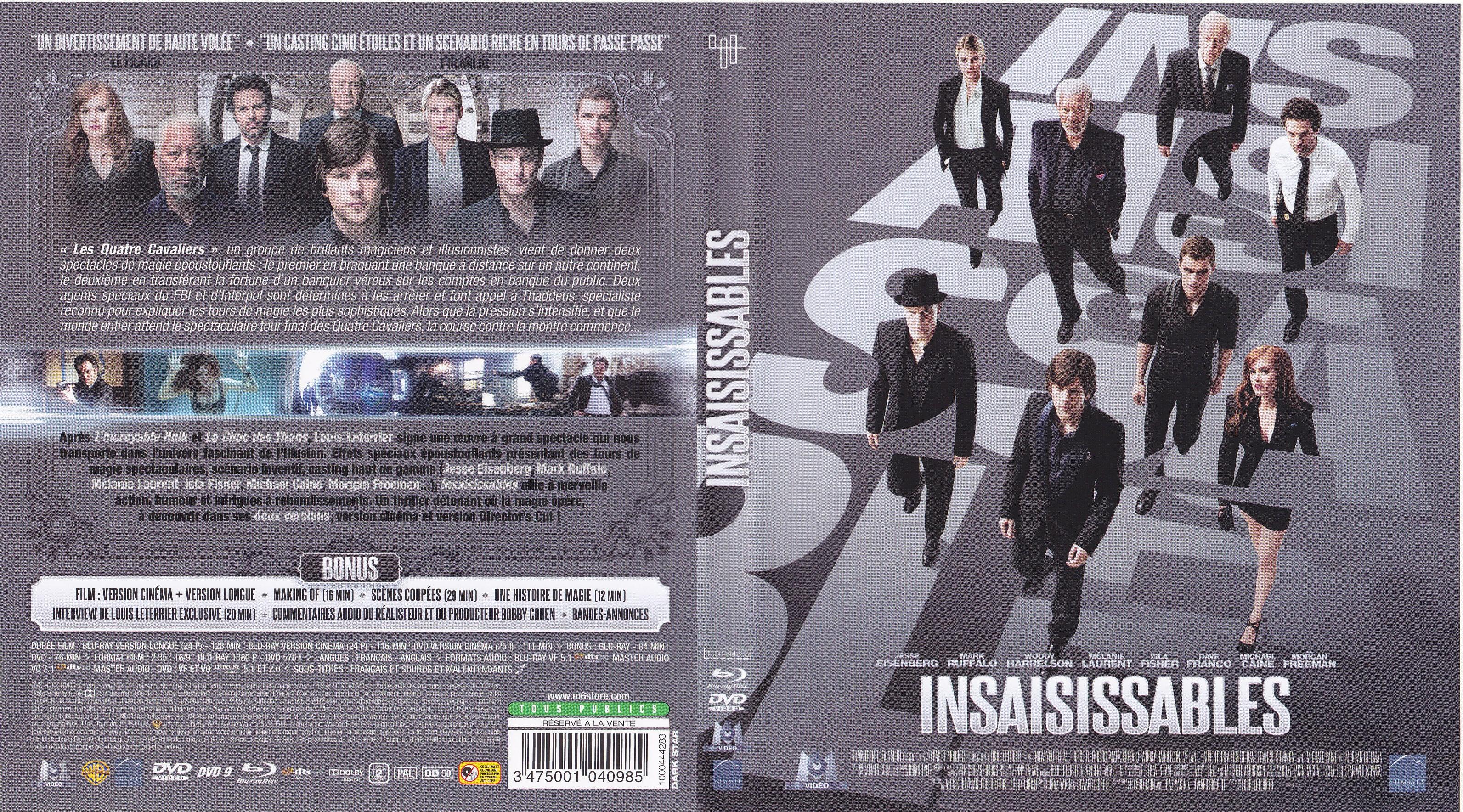 Jaquette DVD Insaisissables (BLU-RAY)