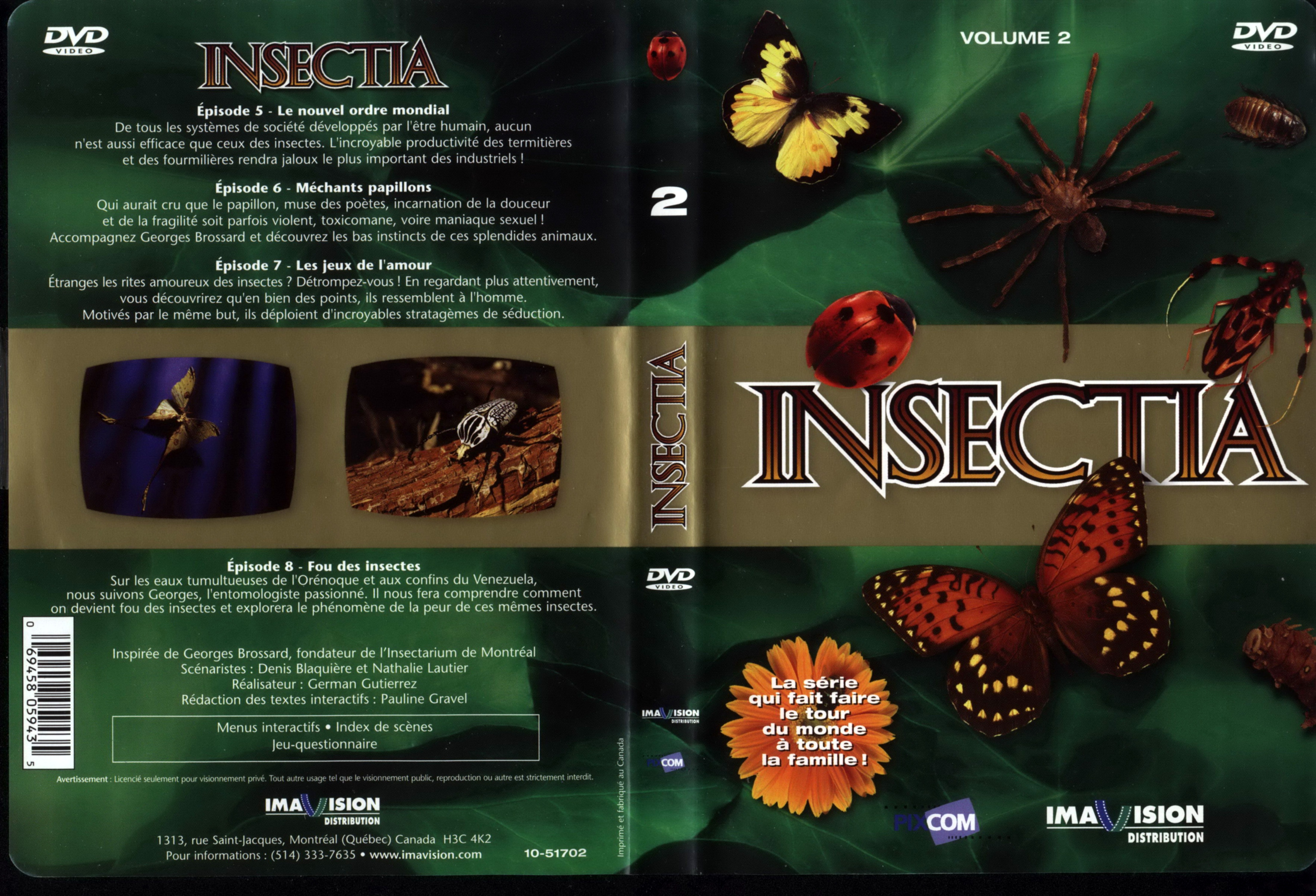 Jaquette DVD Insectia vol 2