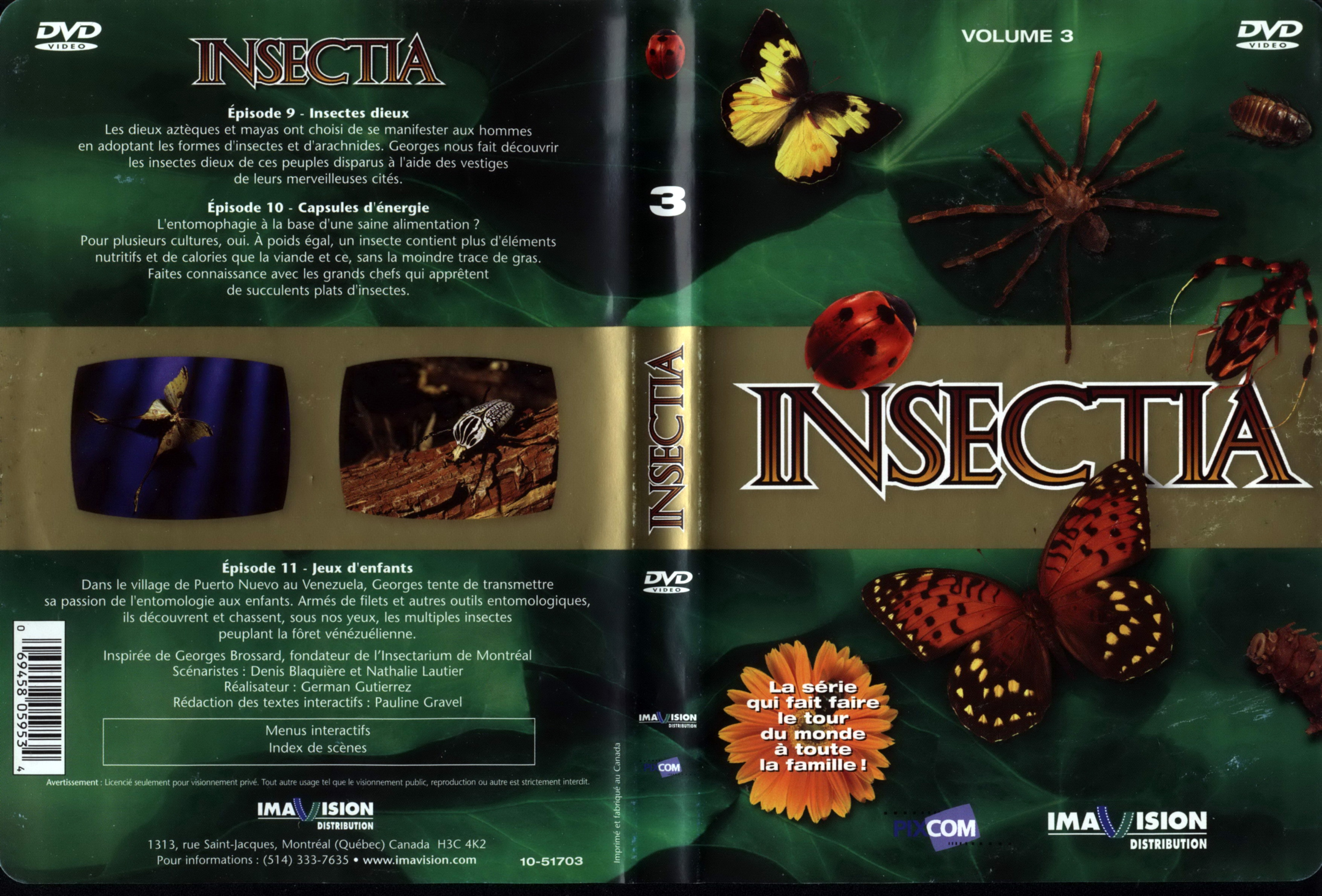 Jaquette DVD Insectia vol 3
