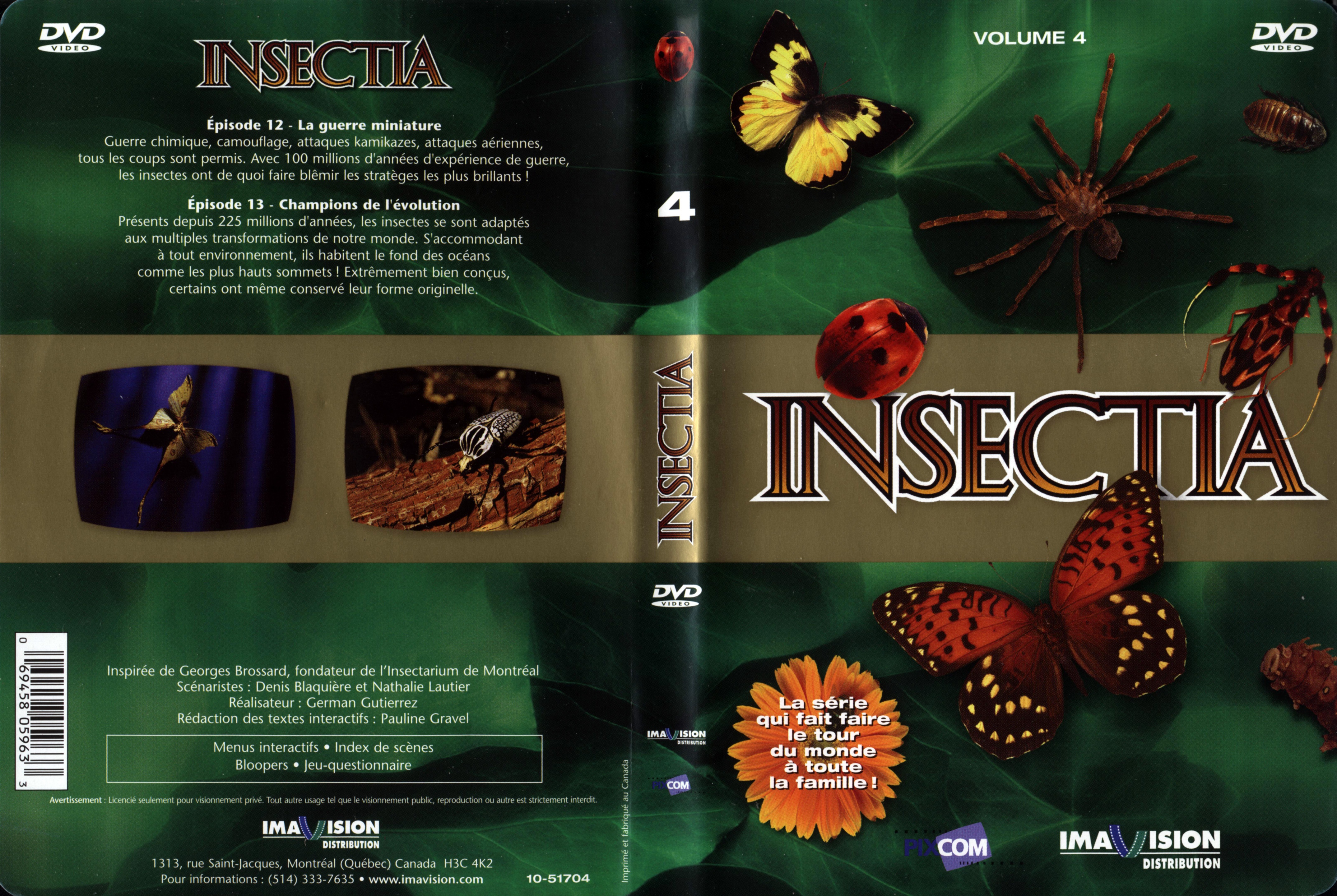 Jaquette DVD Insectia vol 4