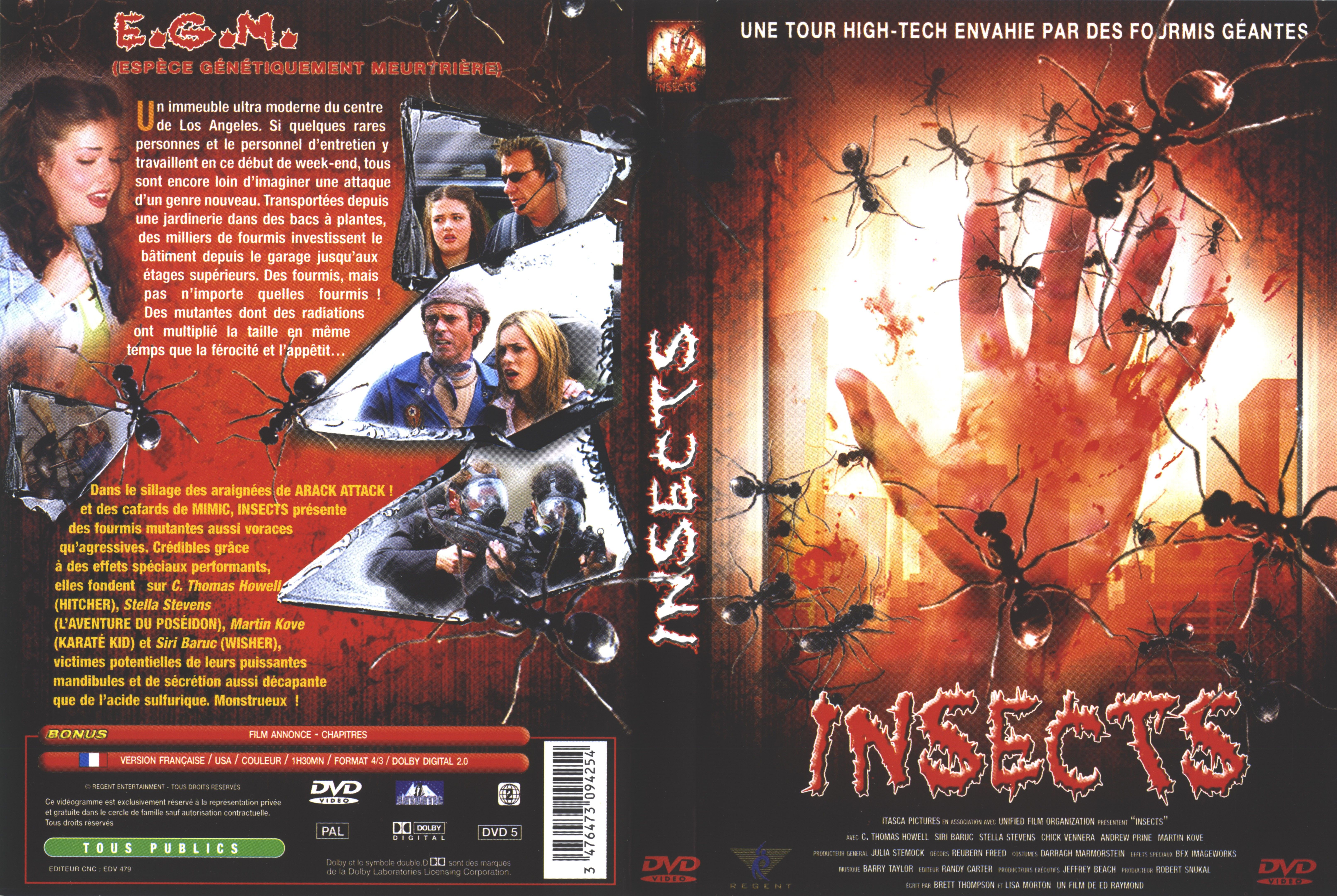 Jaquette DVD Insects