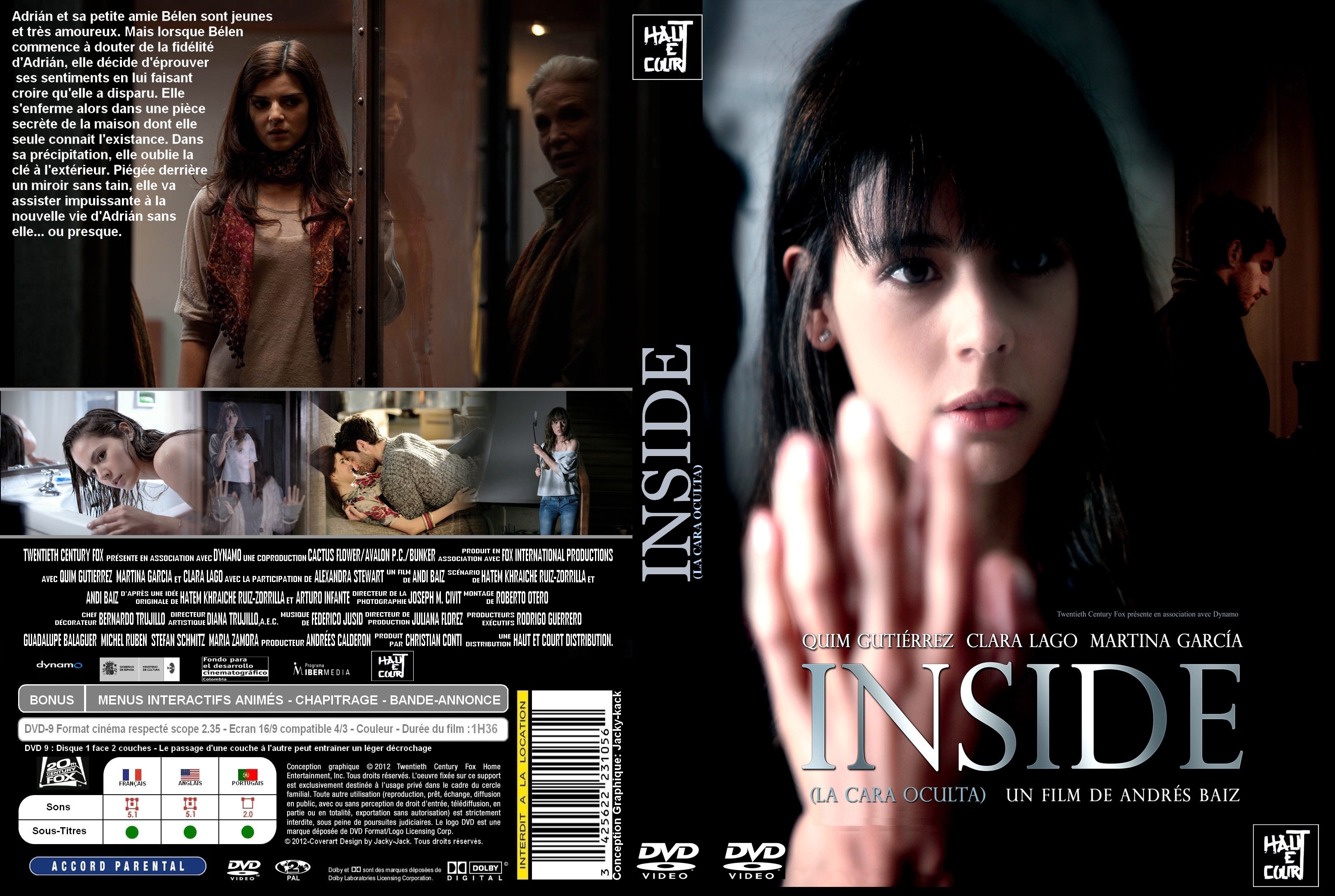 Jaquette DVD Inside custom