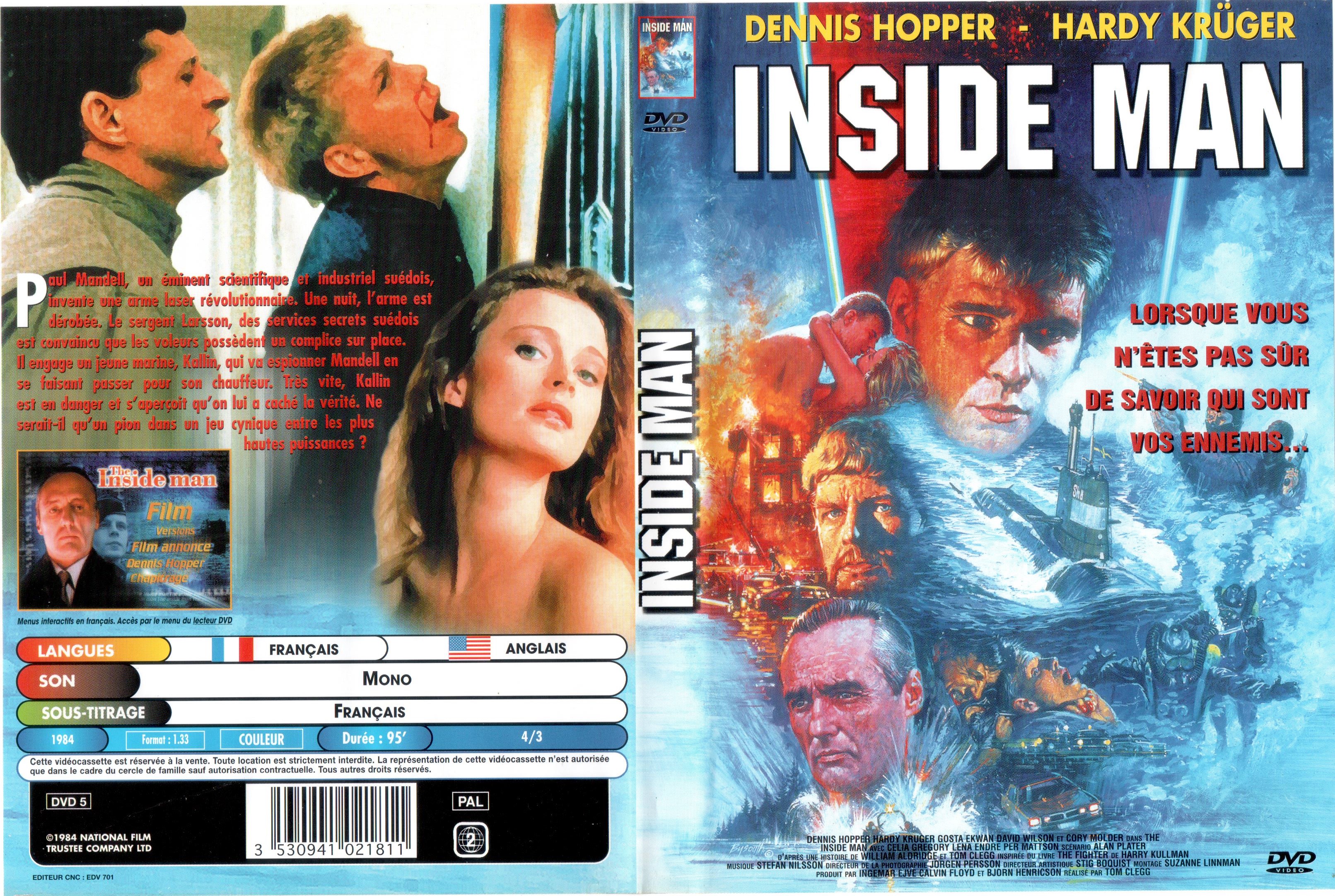 Jaquette DVD Inside man (1984)