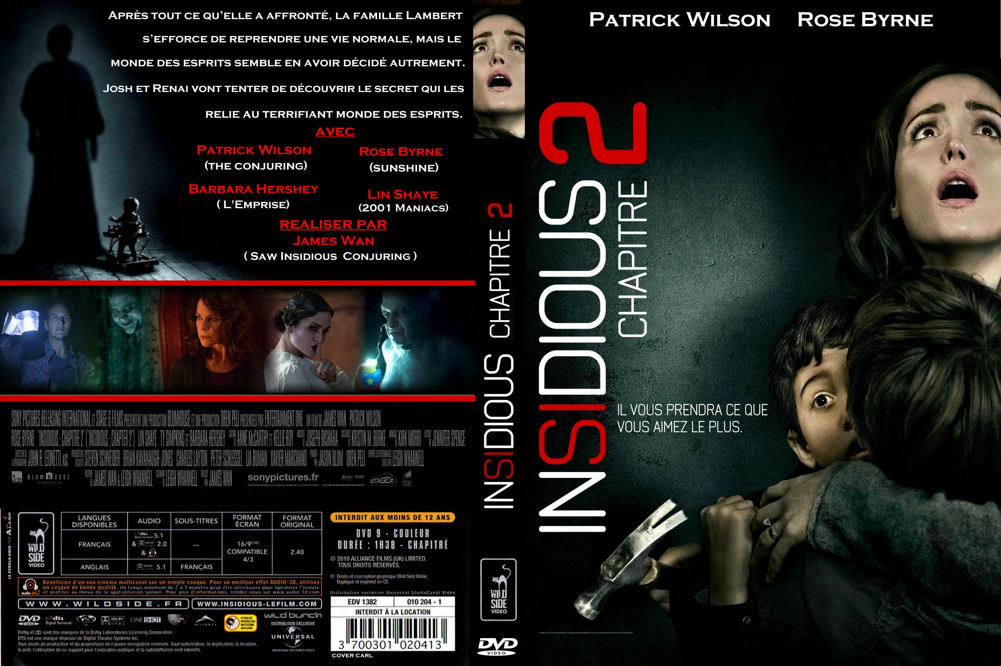 Jaquette DVD Insidious 2 custom