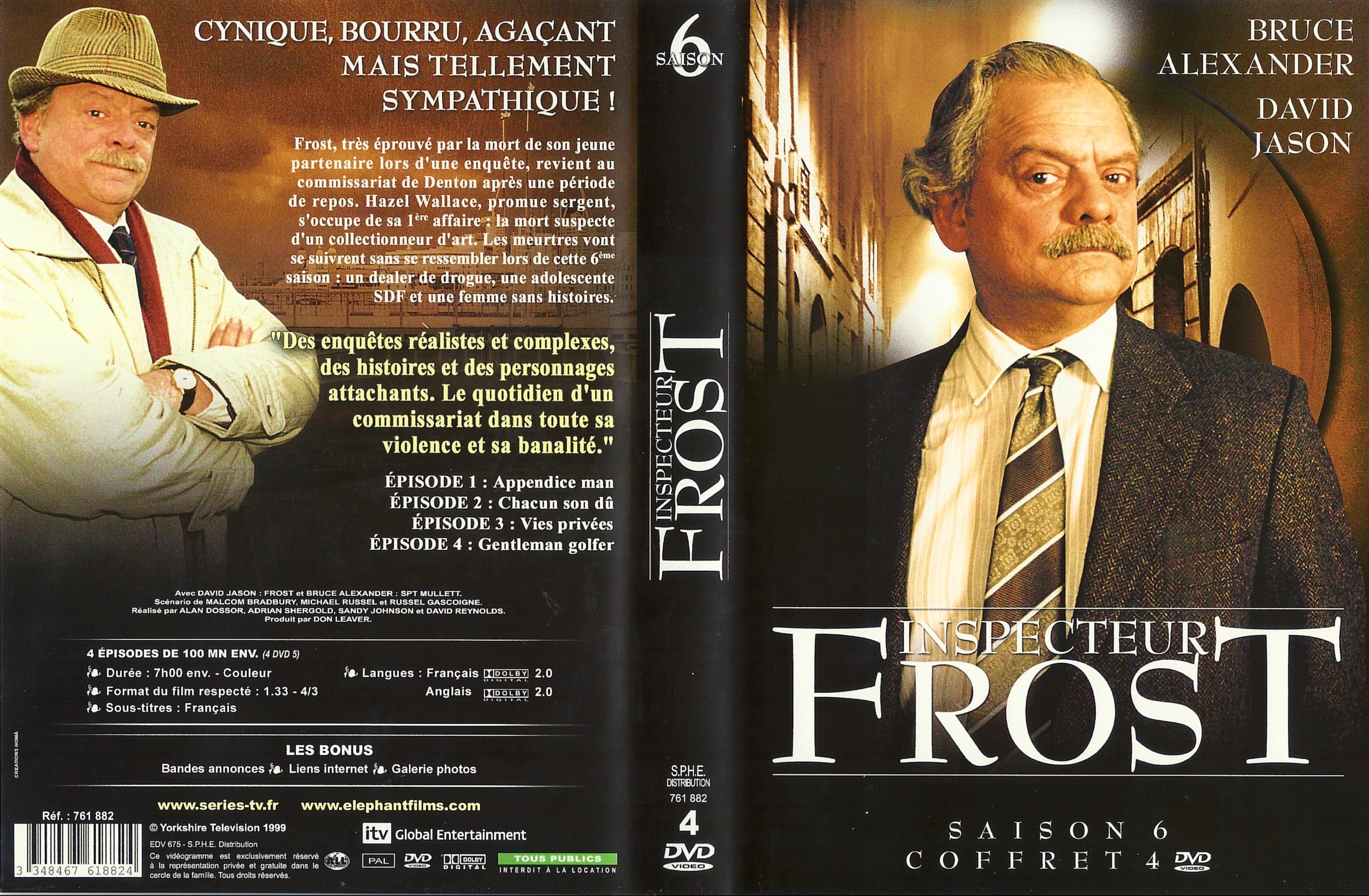 Jaquette DVD Inspecteur Frost Saison 6