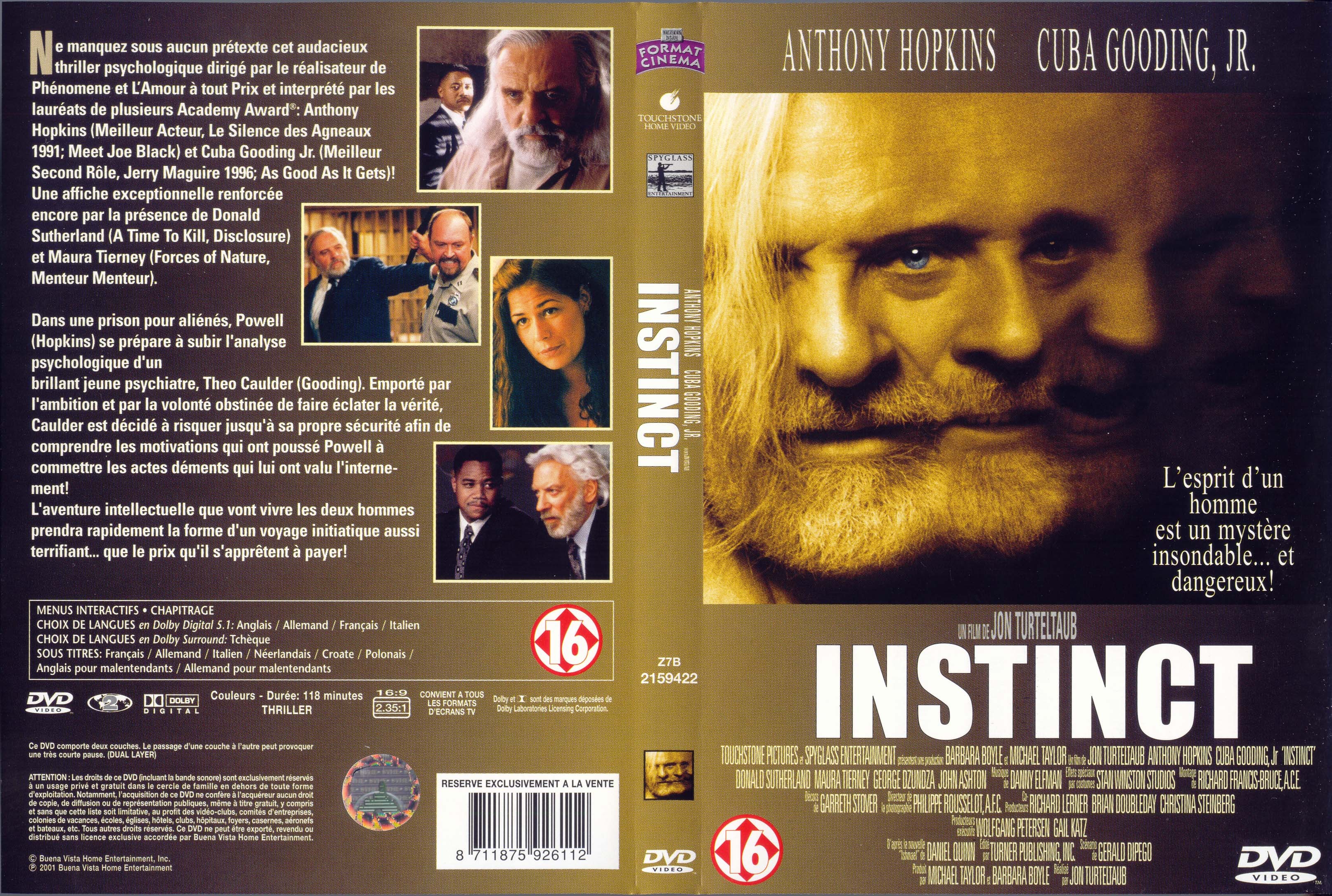 Jaquette DVD Instinct