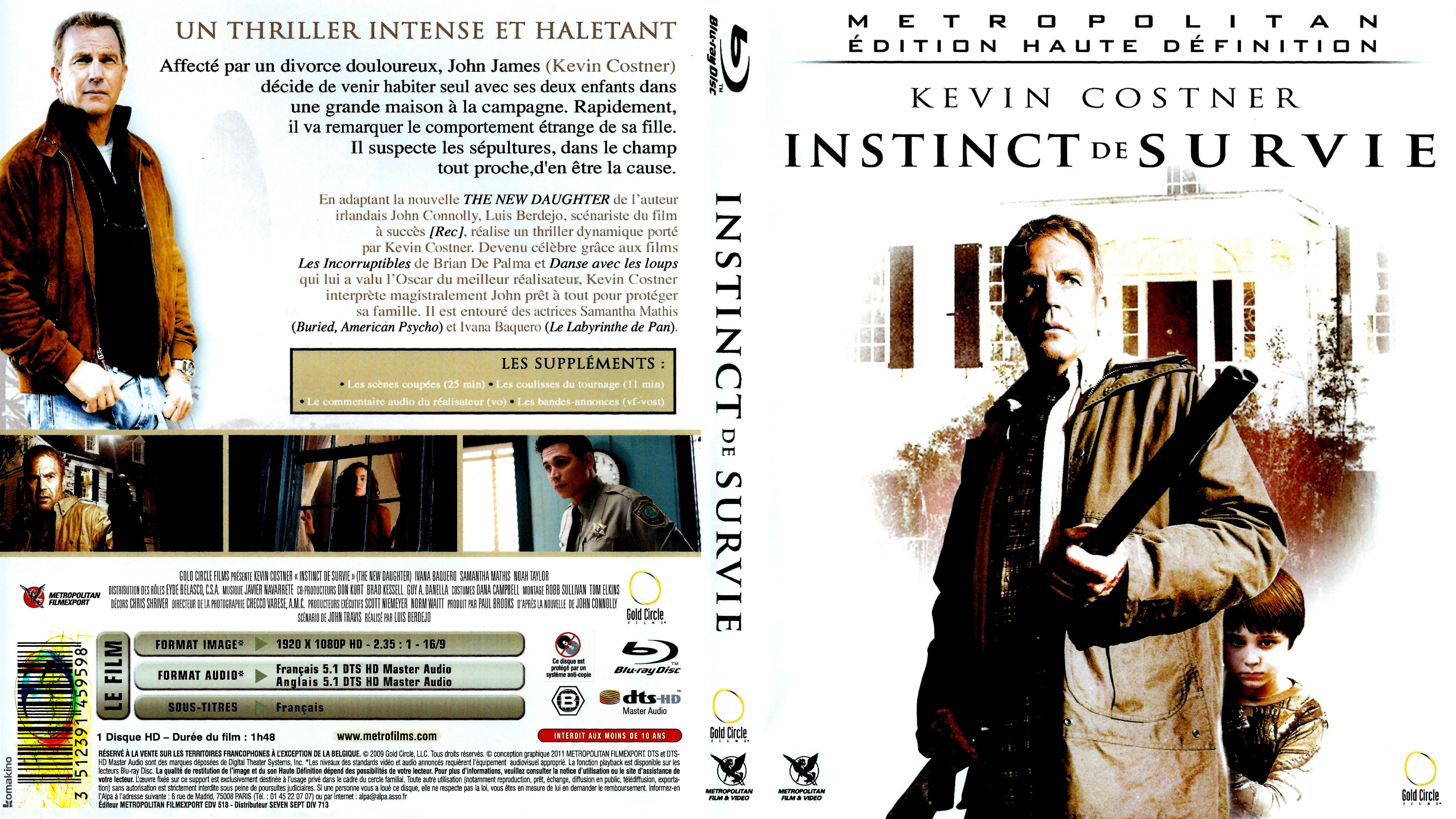 Jaquette DVD Instinct de survie (BLU-RAY)