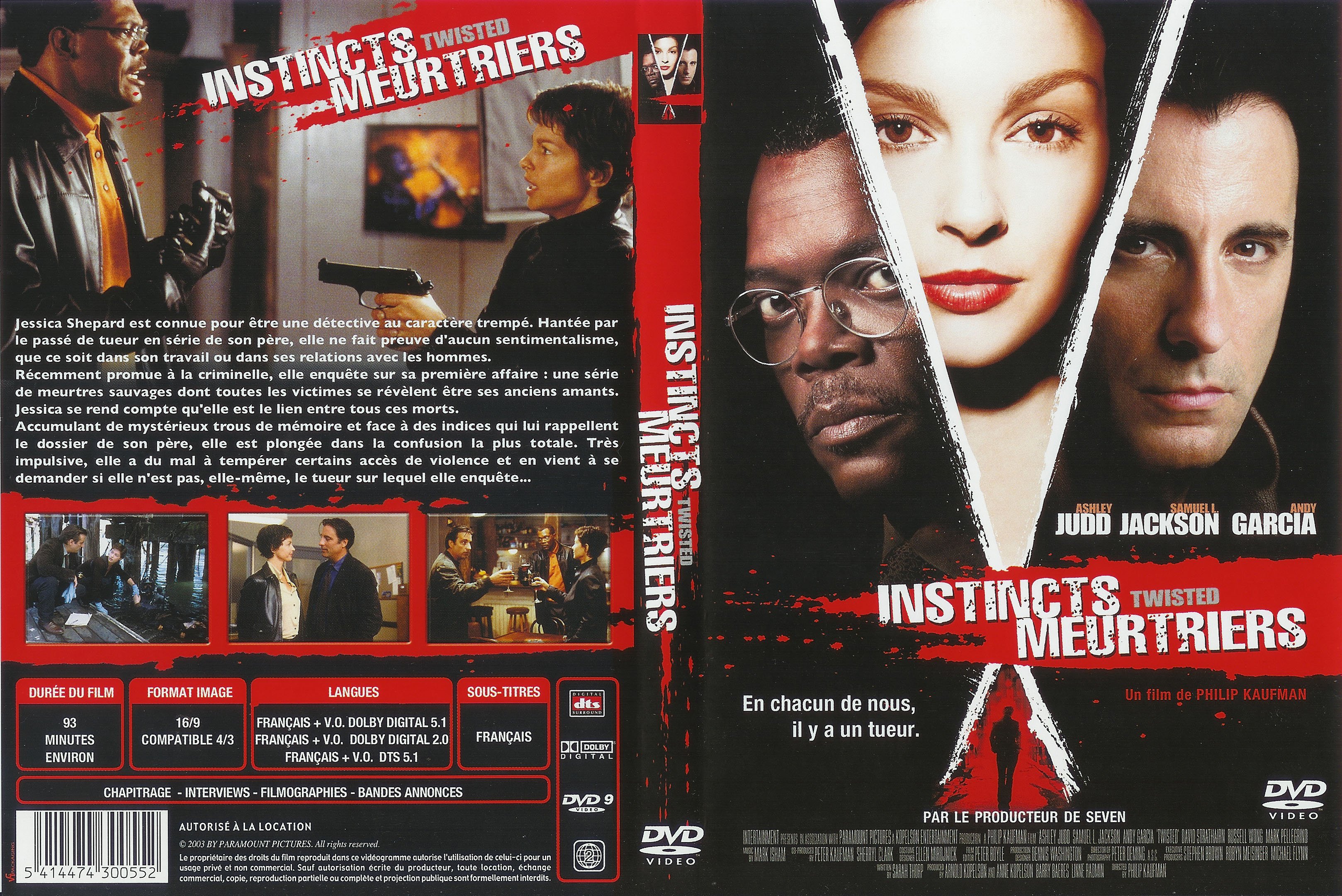 Jaquette DVD Instincts meurtriers v2