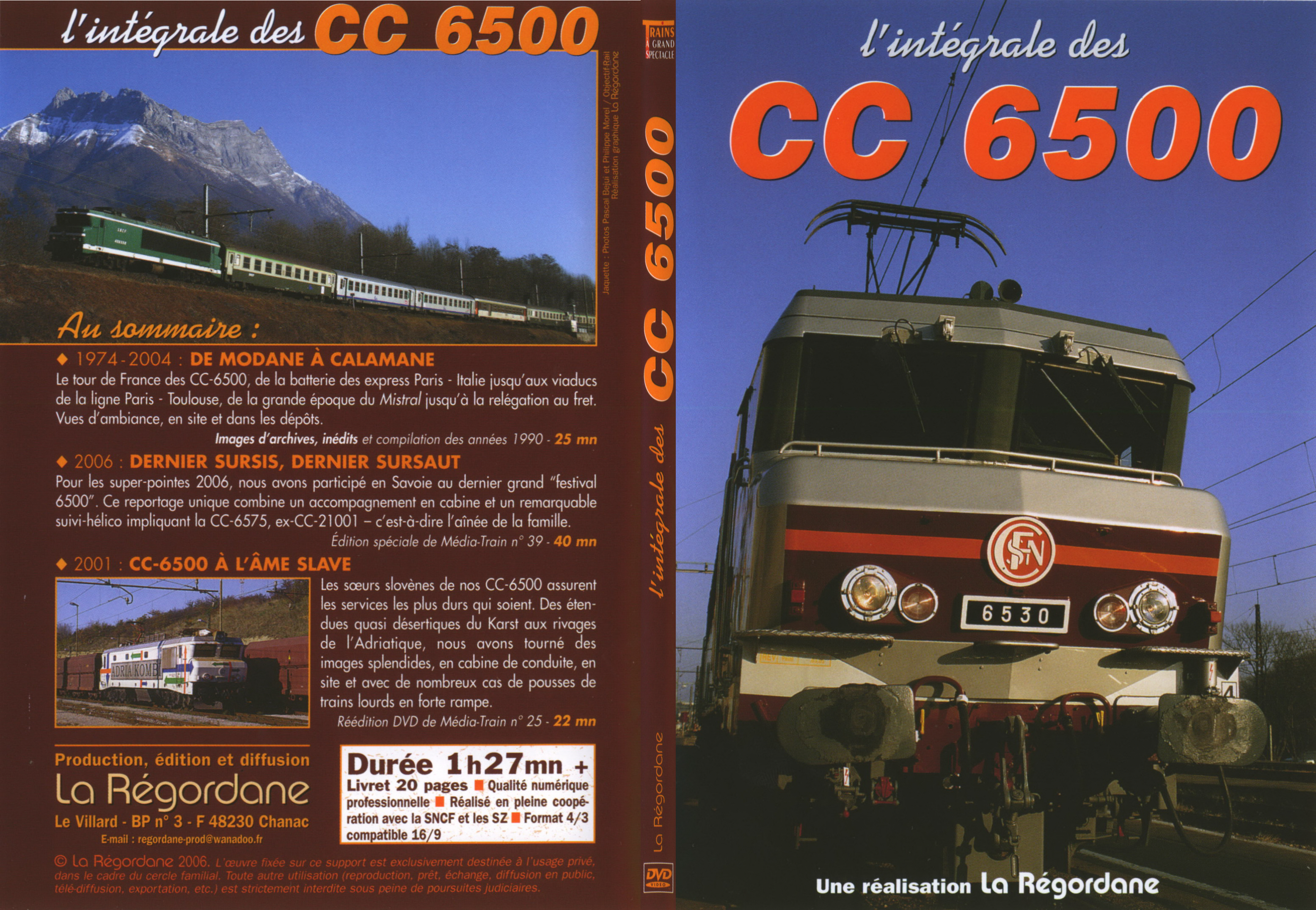 Jaquette DVD Integrale des CC 6500 - SLIM