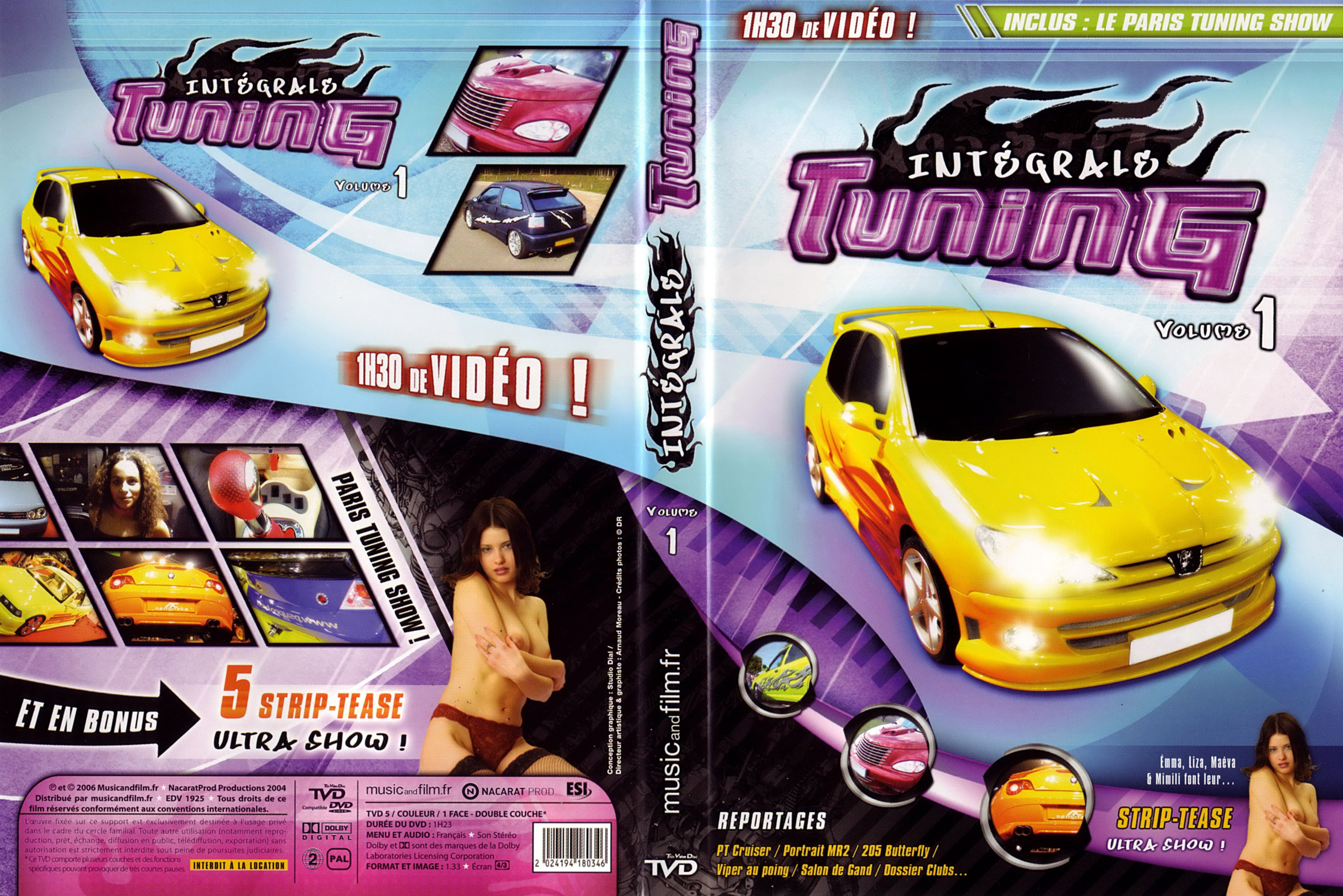 Jaquette DVD Integrale tuning vol 1