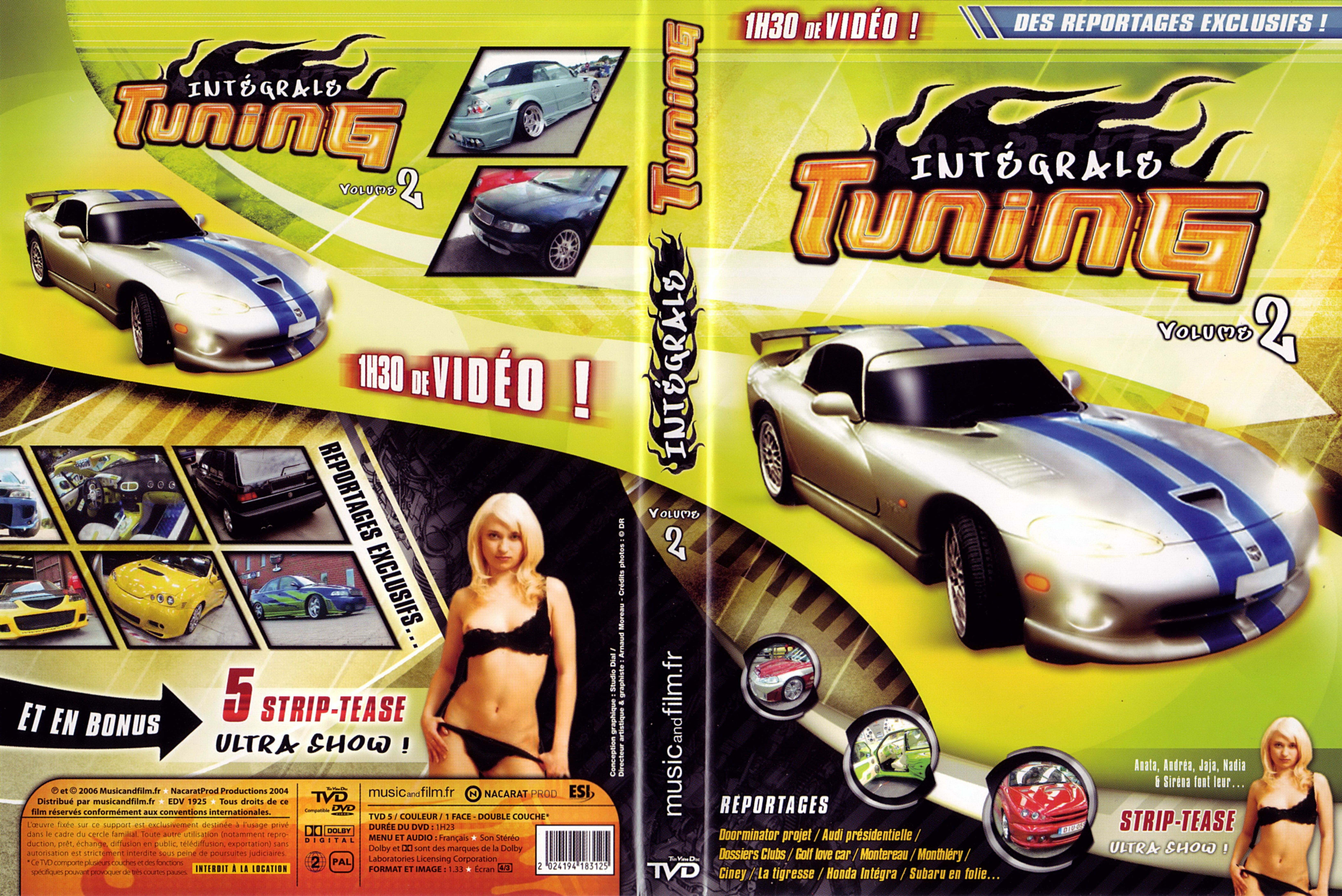 Jaquette DVD Integrale tuning vol 2