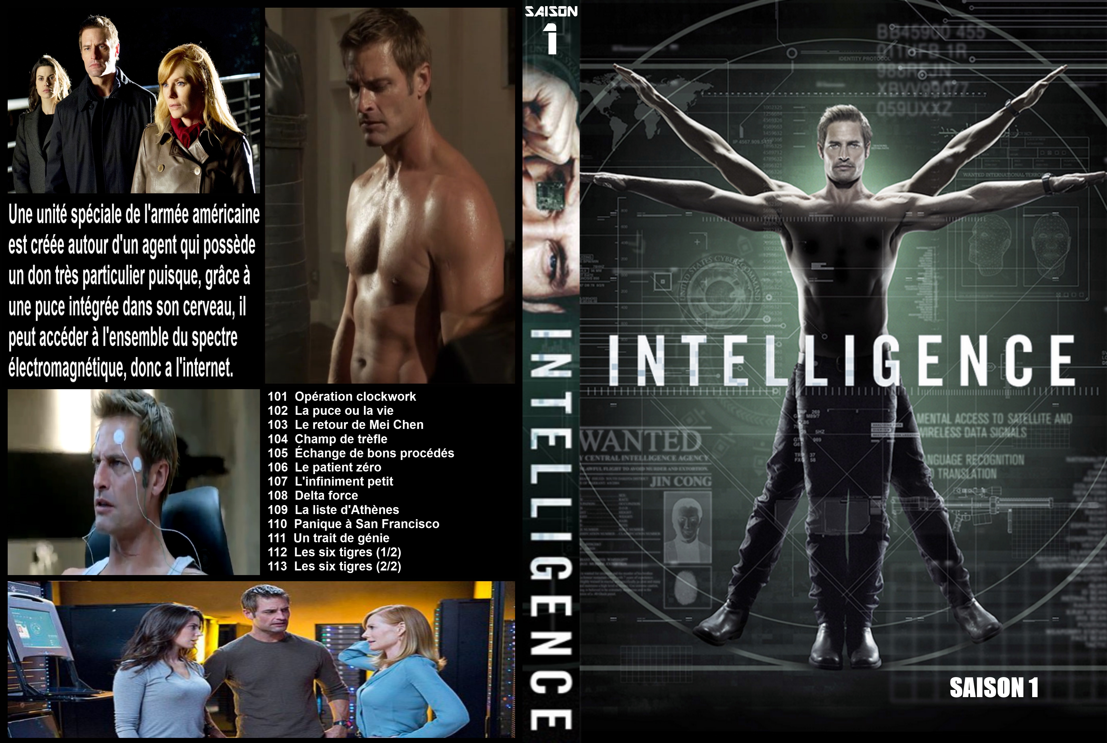 Jaquette DVD Intelligence saison 1 custom