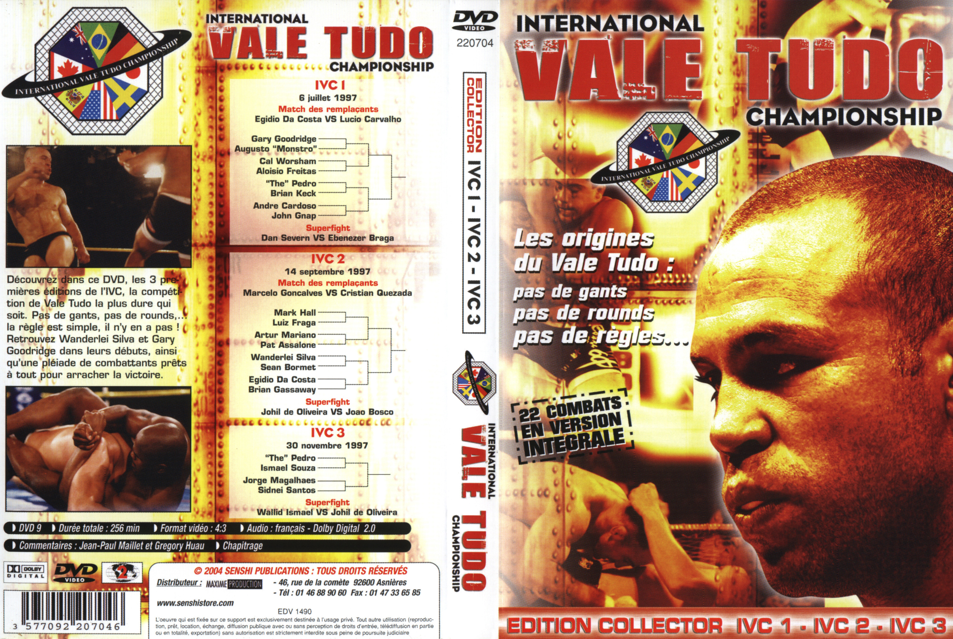 Jaquette DVD International vale tudo champsionship