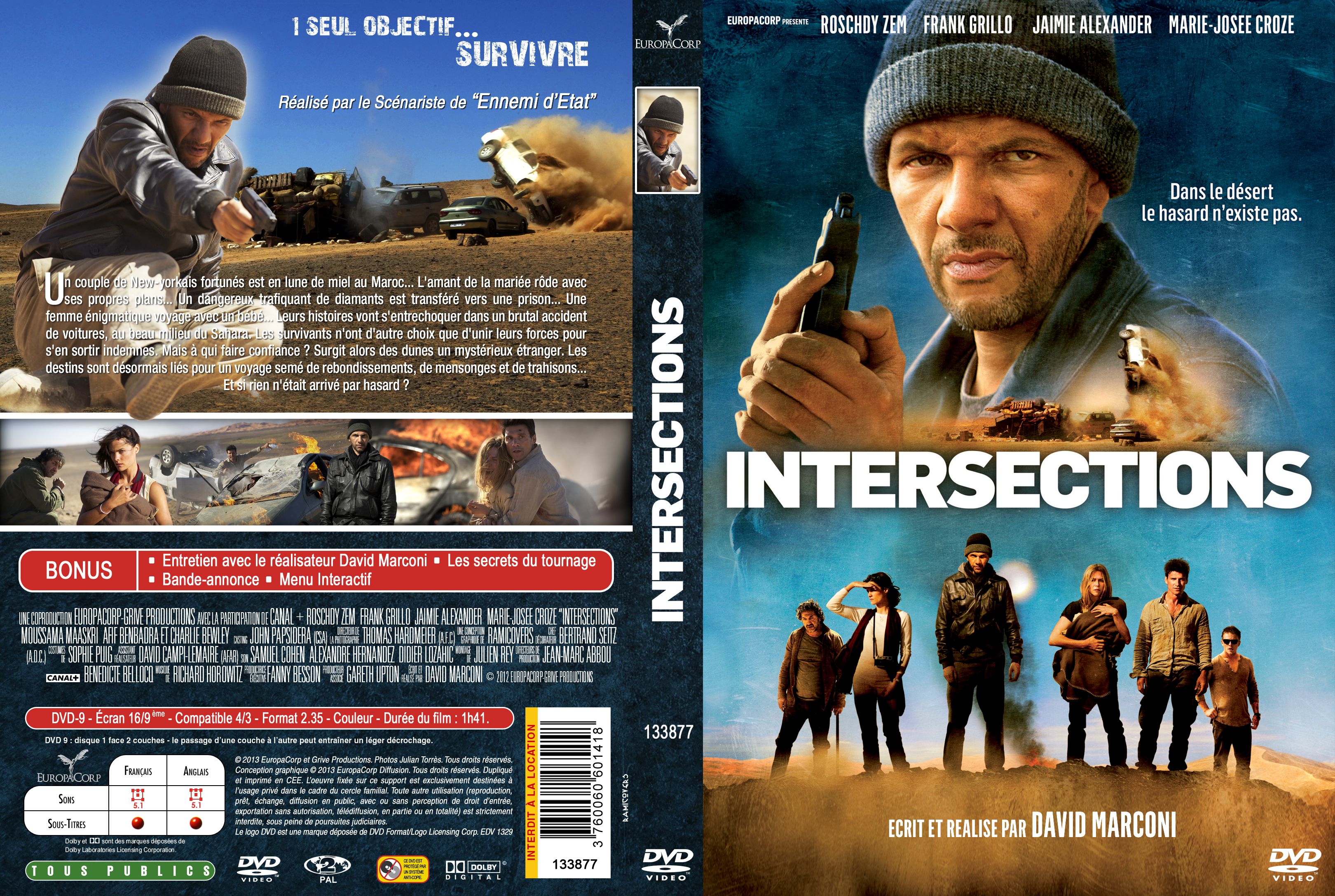 Jaquette DVD Intersections custom
