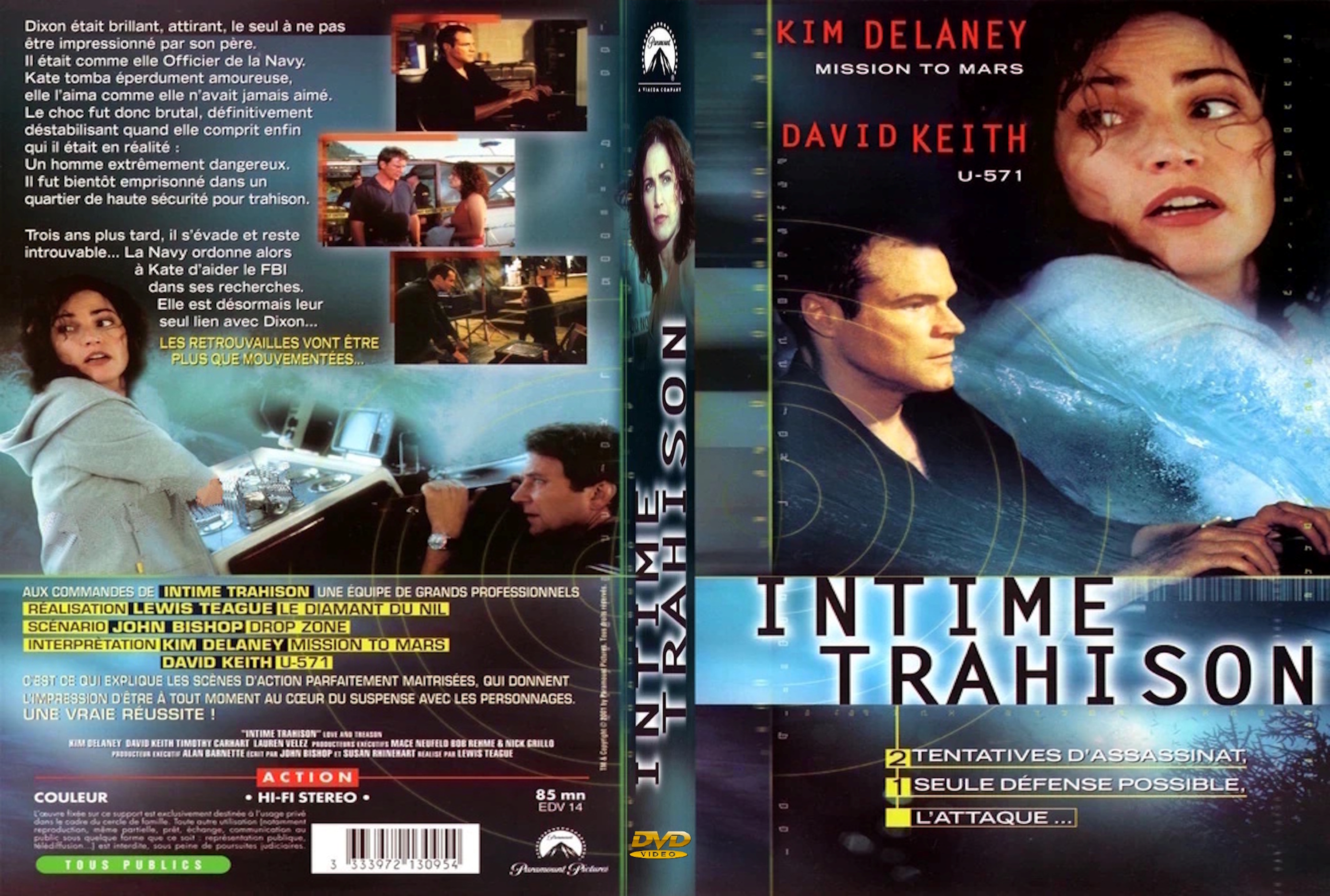 Jaquette DVD Intime Trahison custom