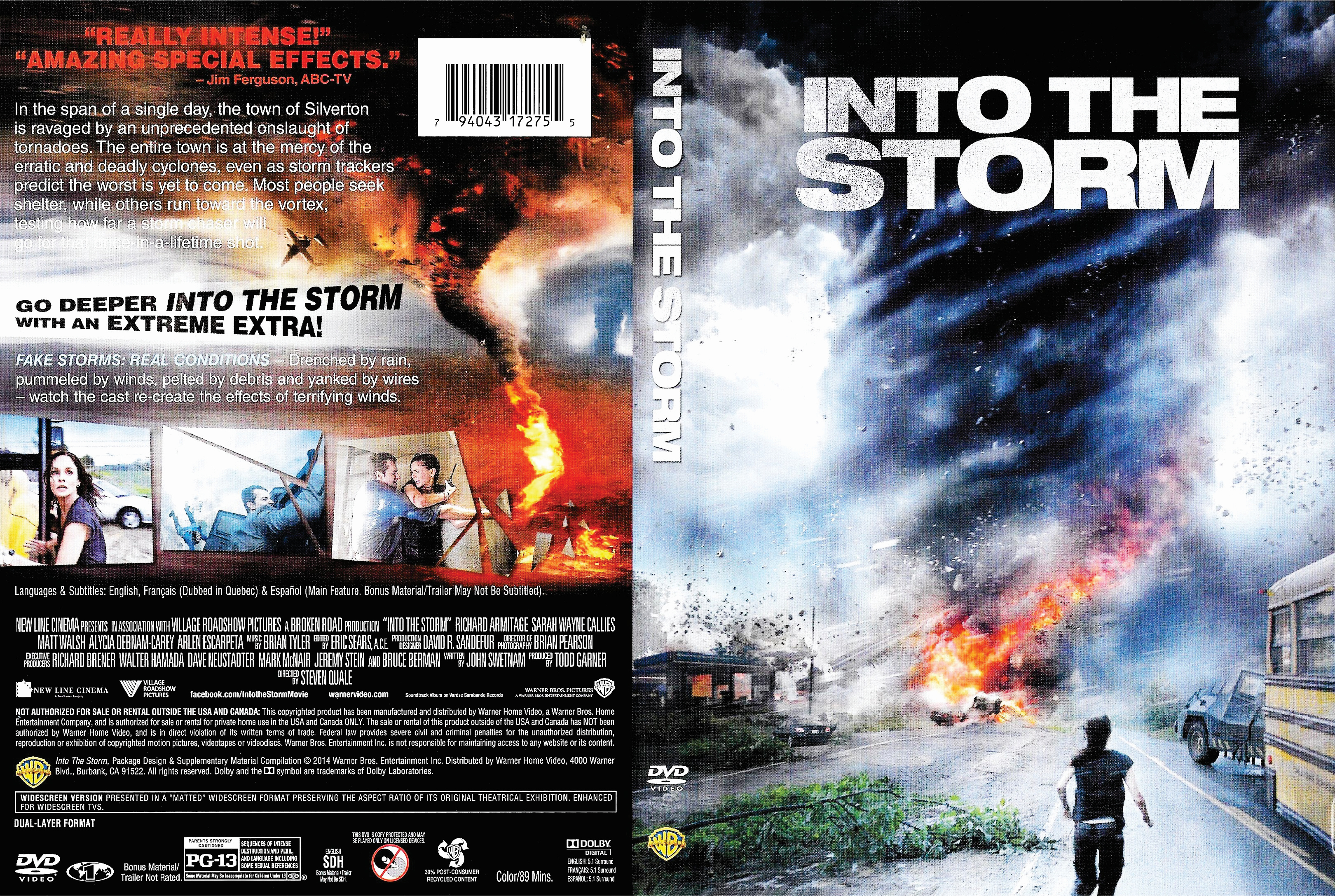 Jaquette DVD Into the storm - Black Storm Zone 1