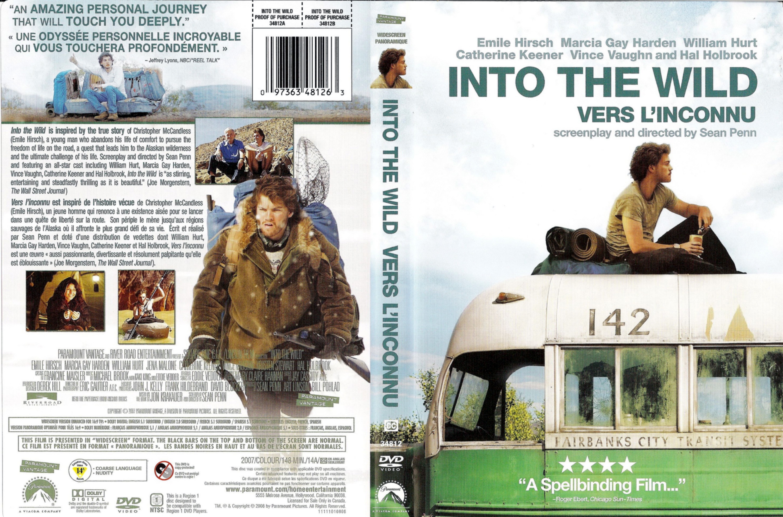Jaquette DVD Into the wild - Vers l
