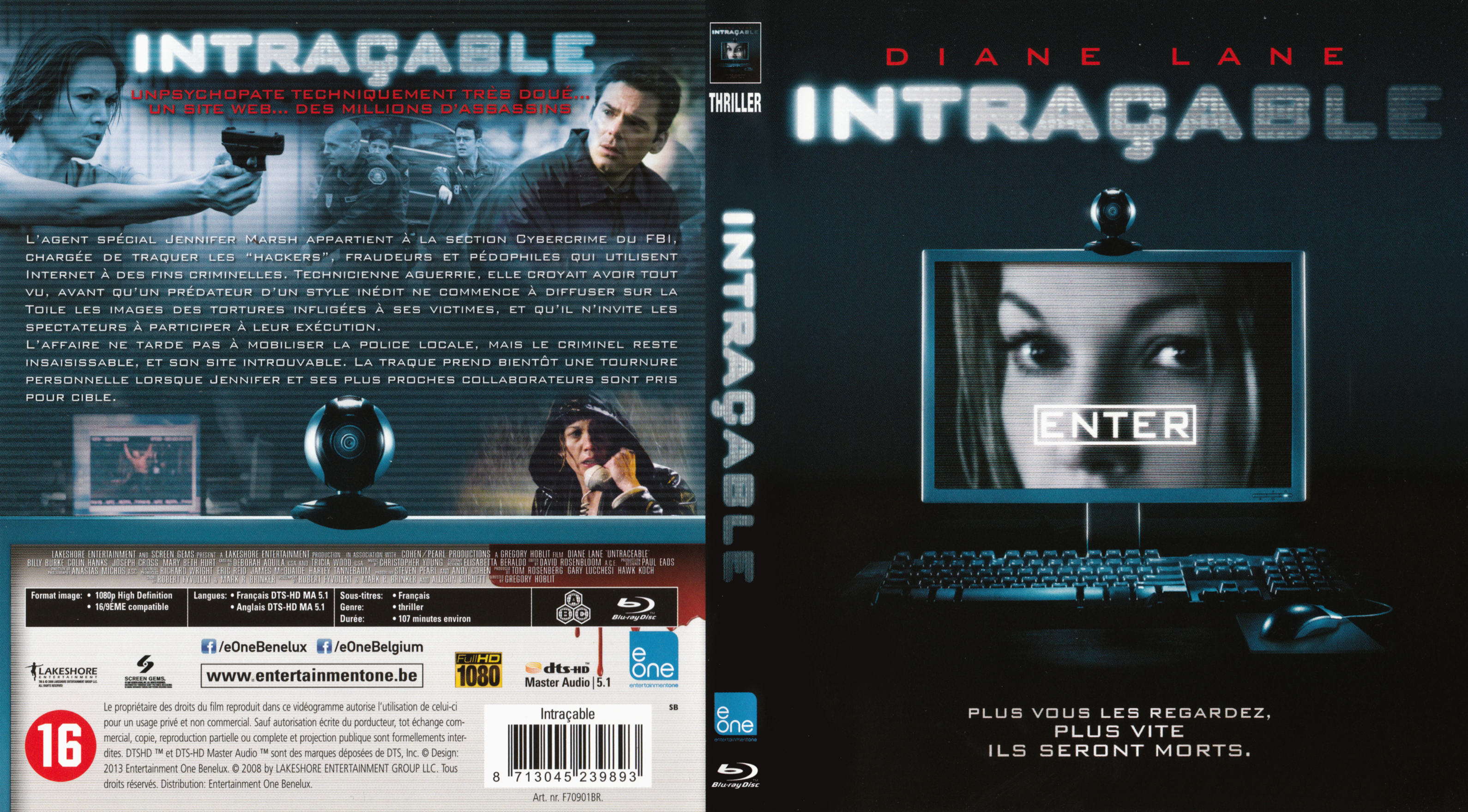 Jaquette DVD Intracable (BLU-RAY) v2