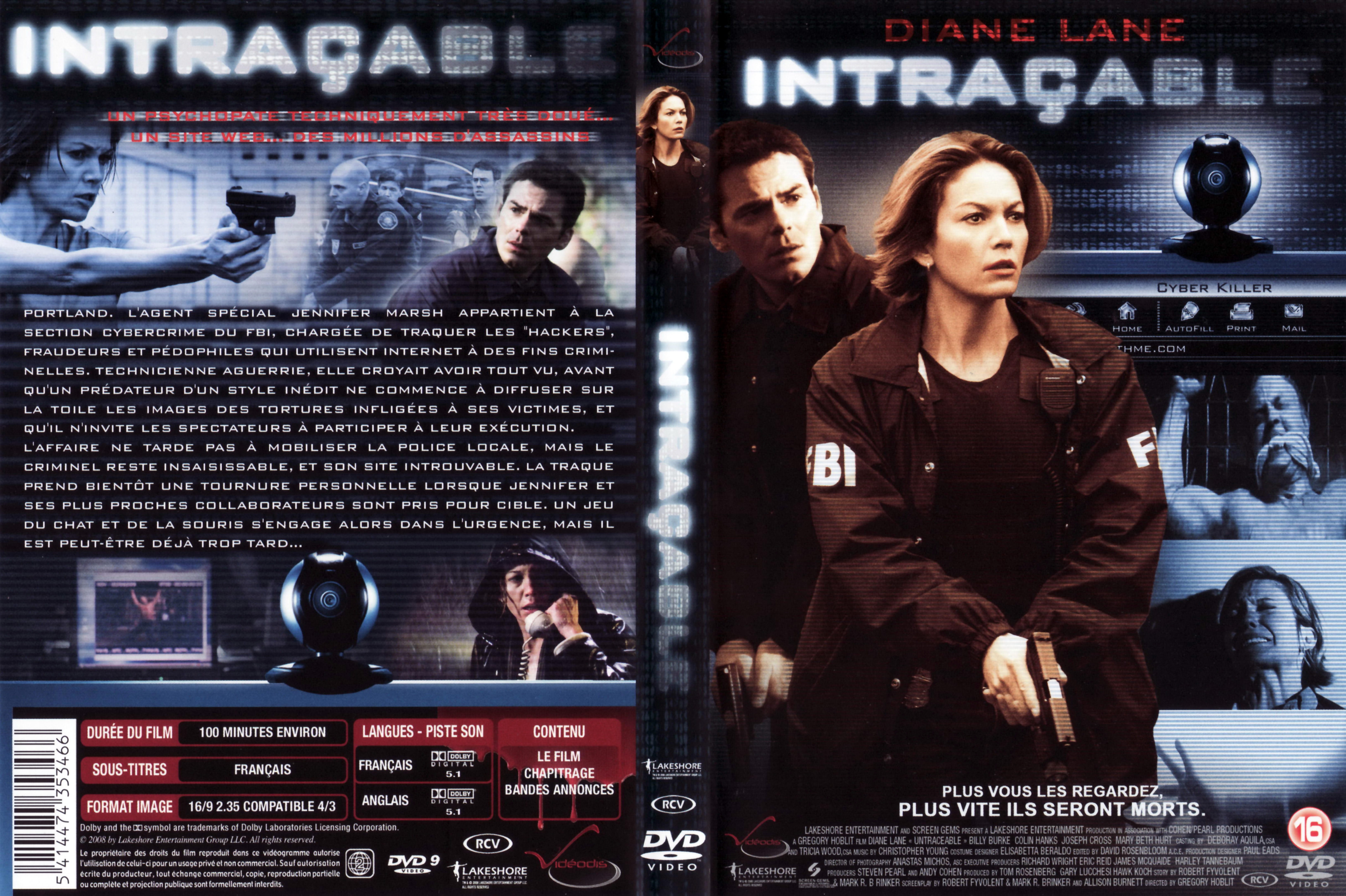 Jaquette DVD Intracable v2
