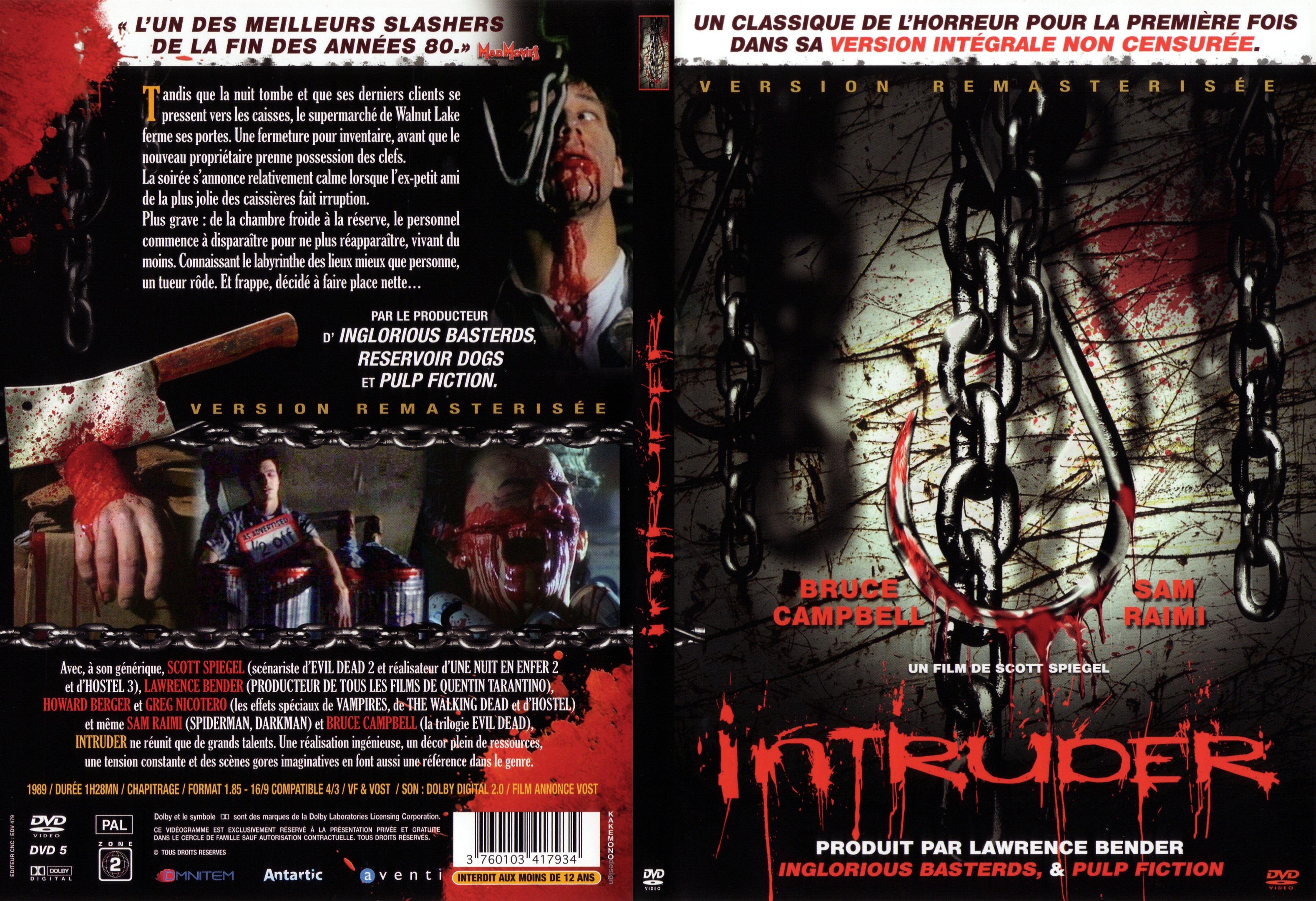 Jaquette DVD Intruder - SLIM