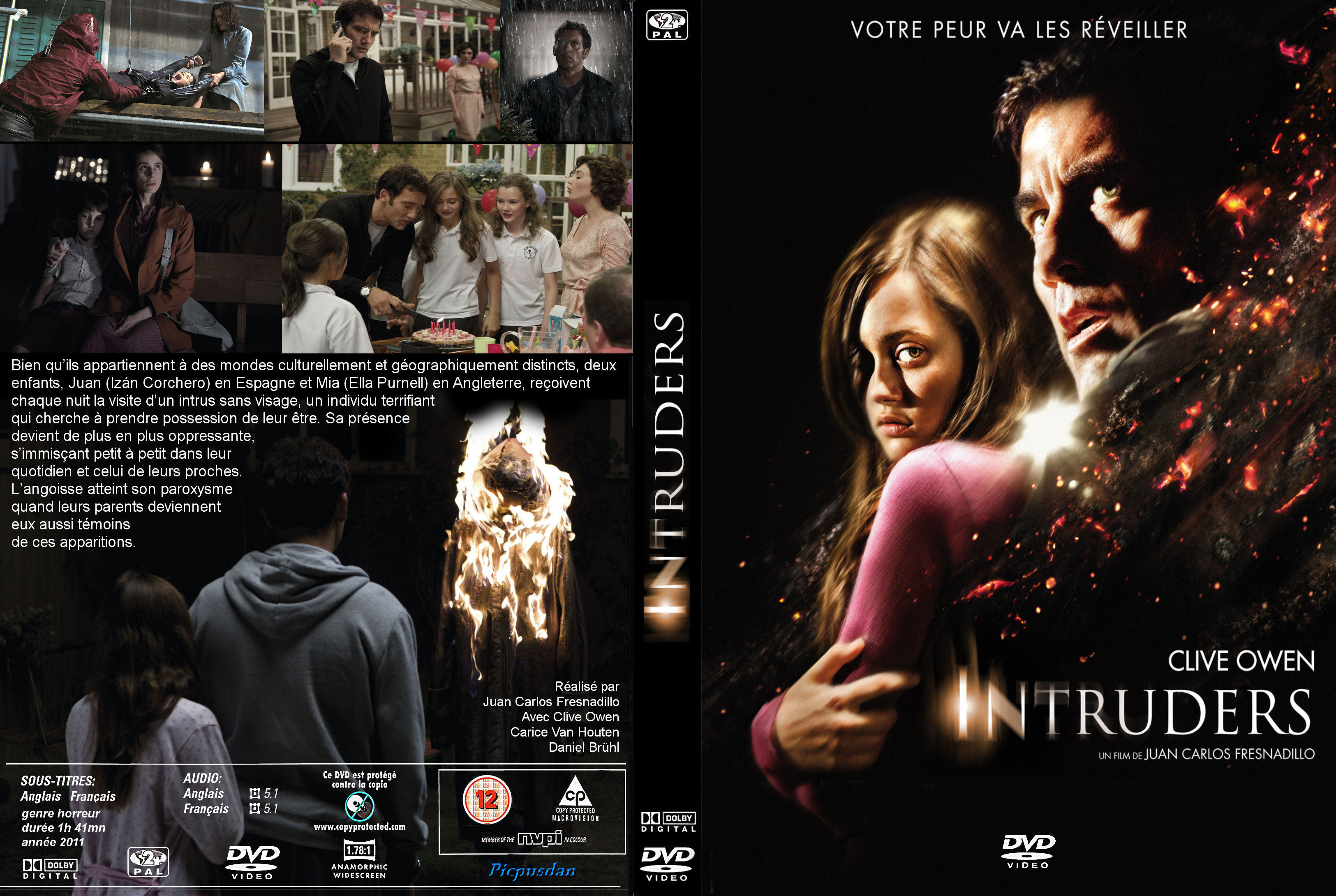 Jaquette DVD Intruders (2011) custom