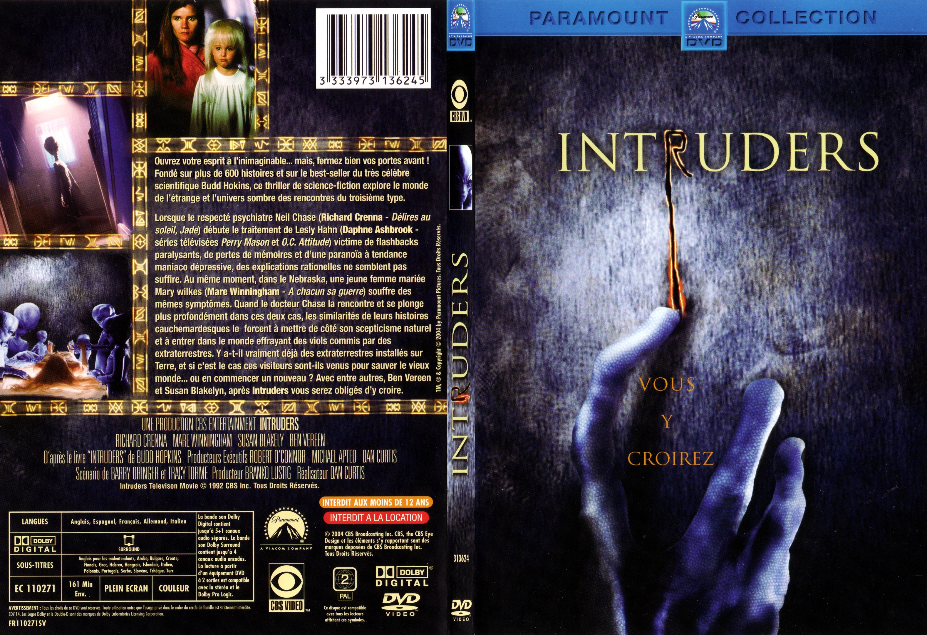 Jaquette DVD Intruders - SLIM