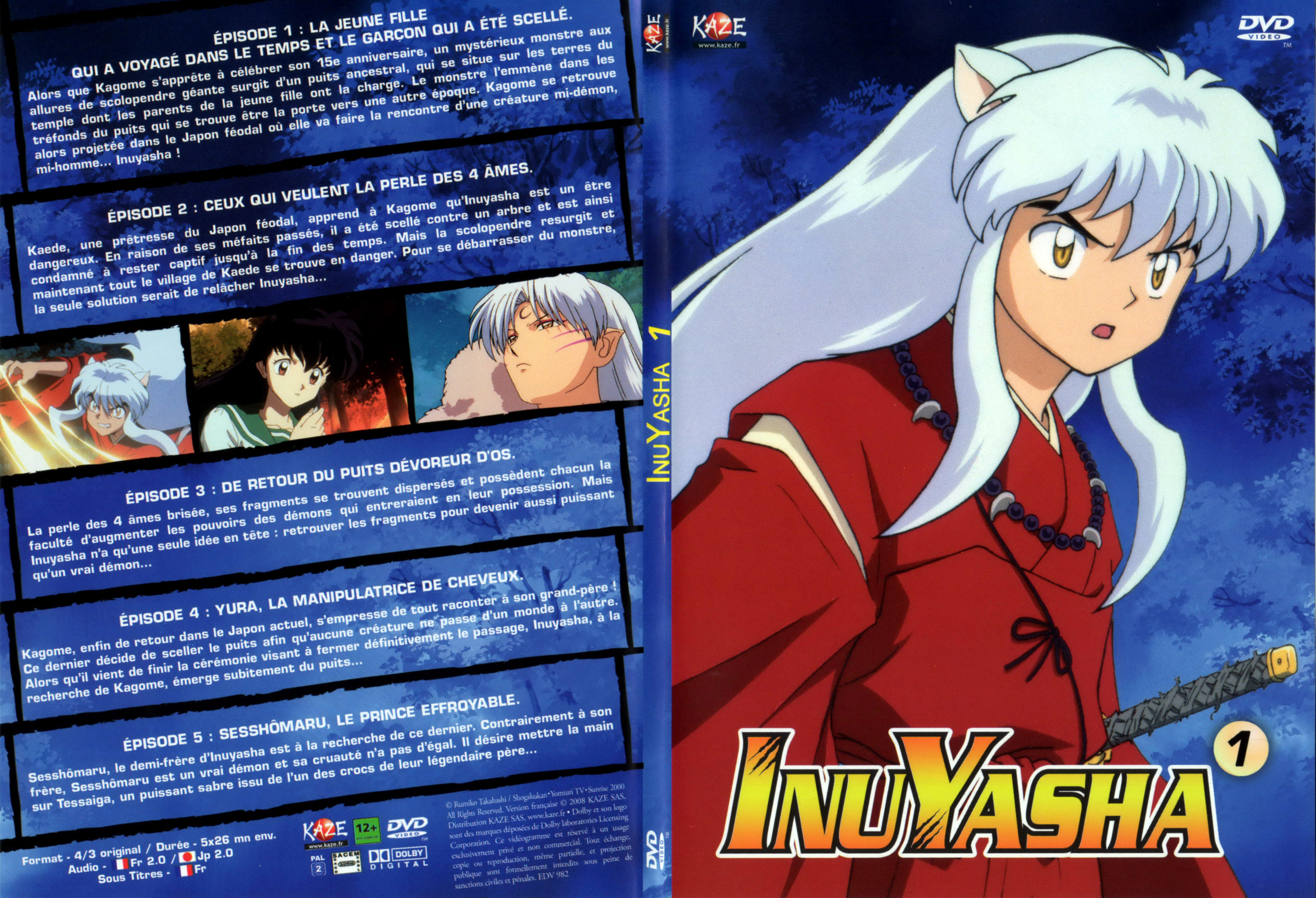 Jaquette DVD Inuyasha DVD 01