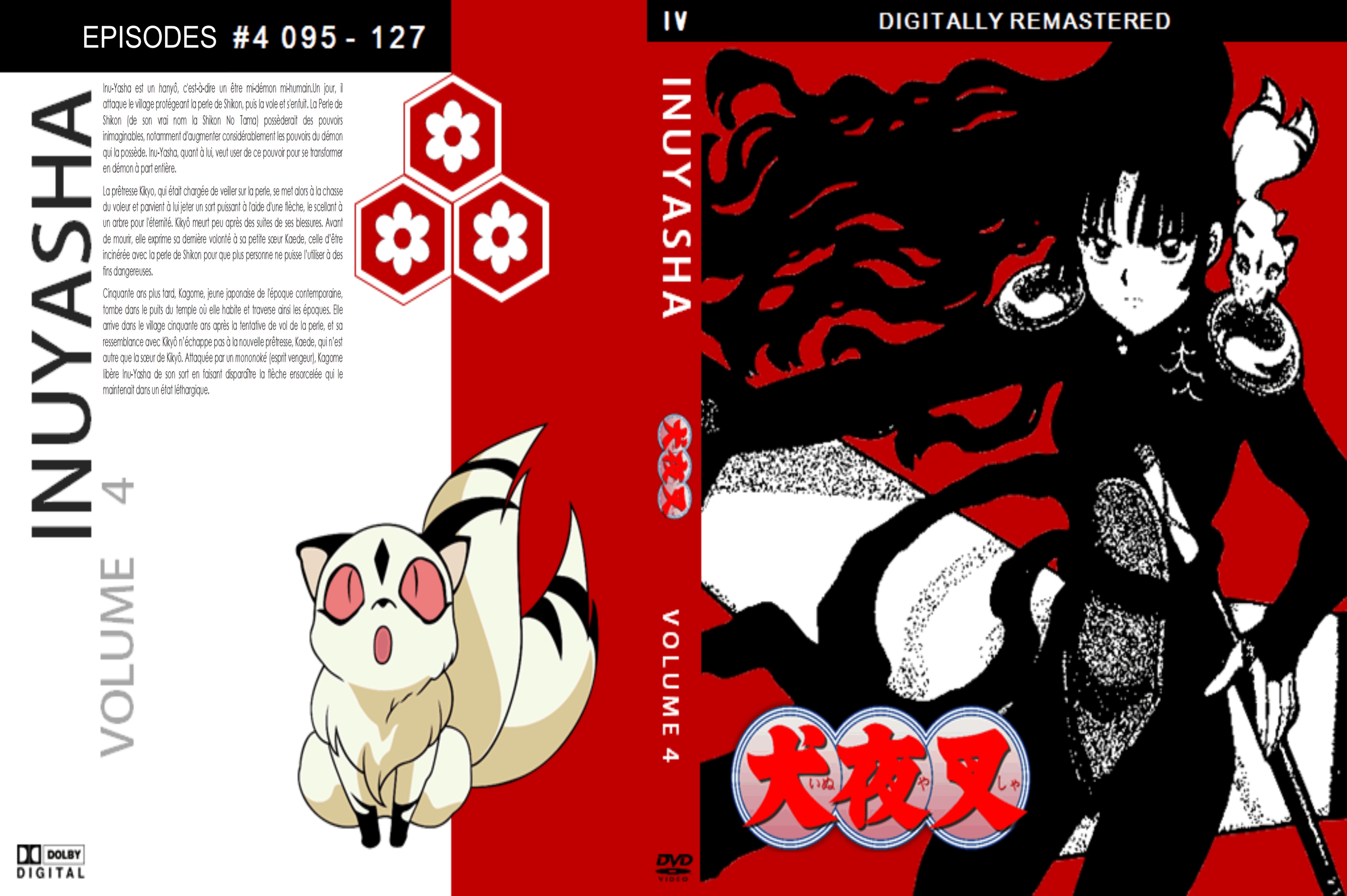 Jaquette DVD Inuyasha DVD 4 custom