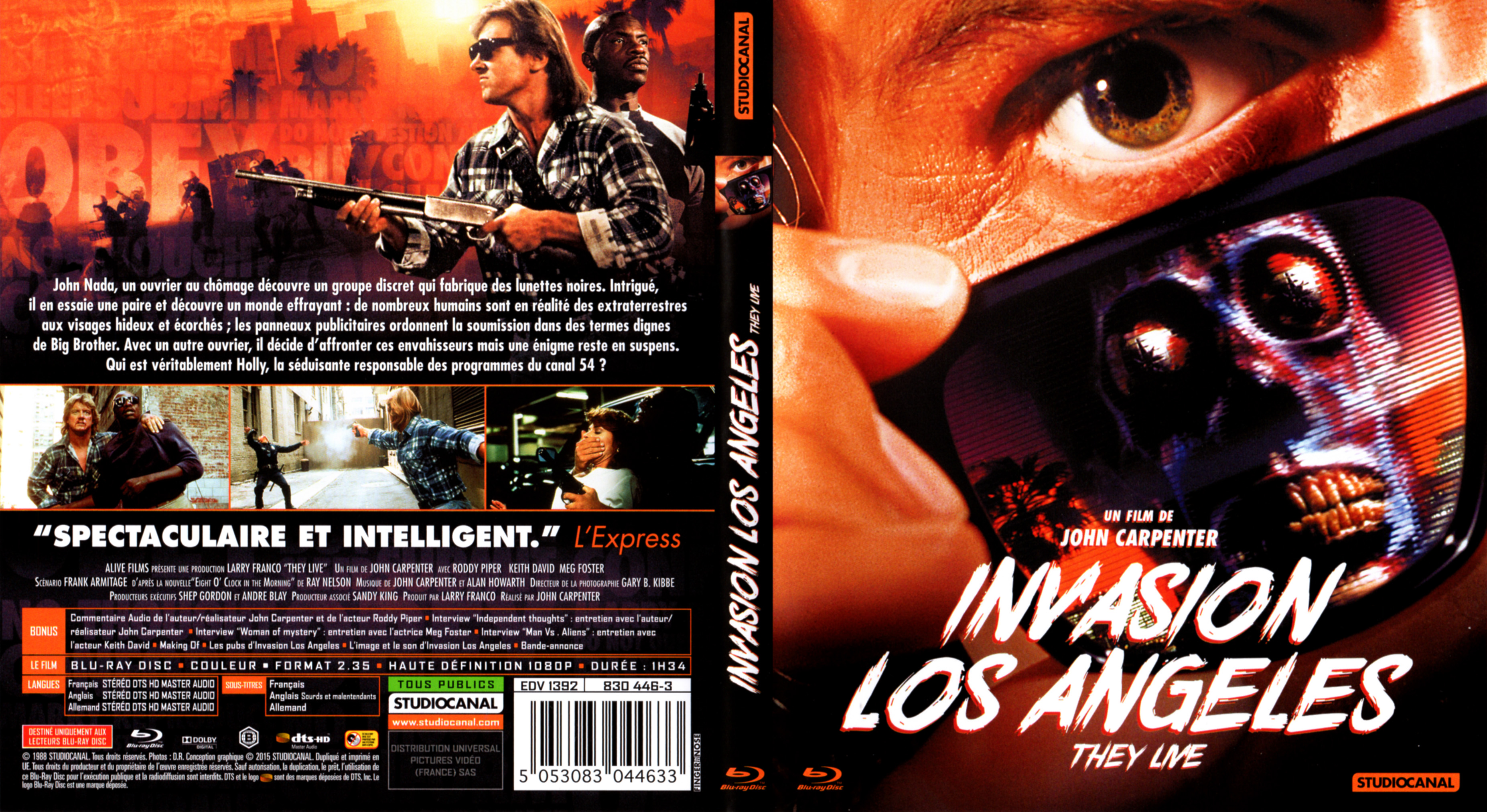 Jaquette DVD Invasion Los Angeles (BLU-RAY)