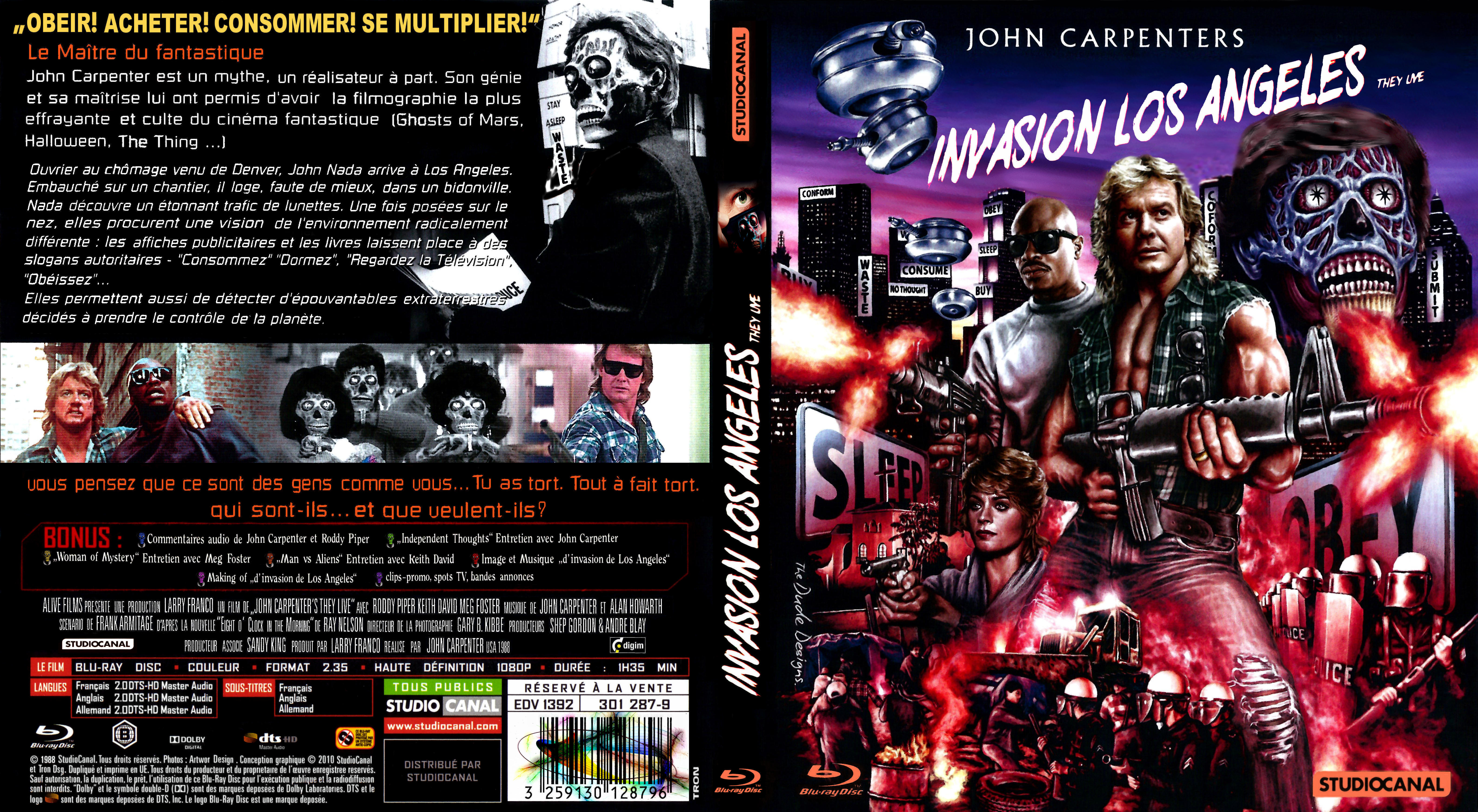 Jaquette DVD Invasion Los Angeles custom (BLU-RAY)