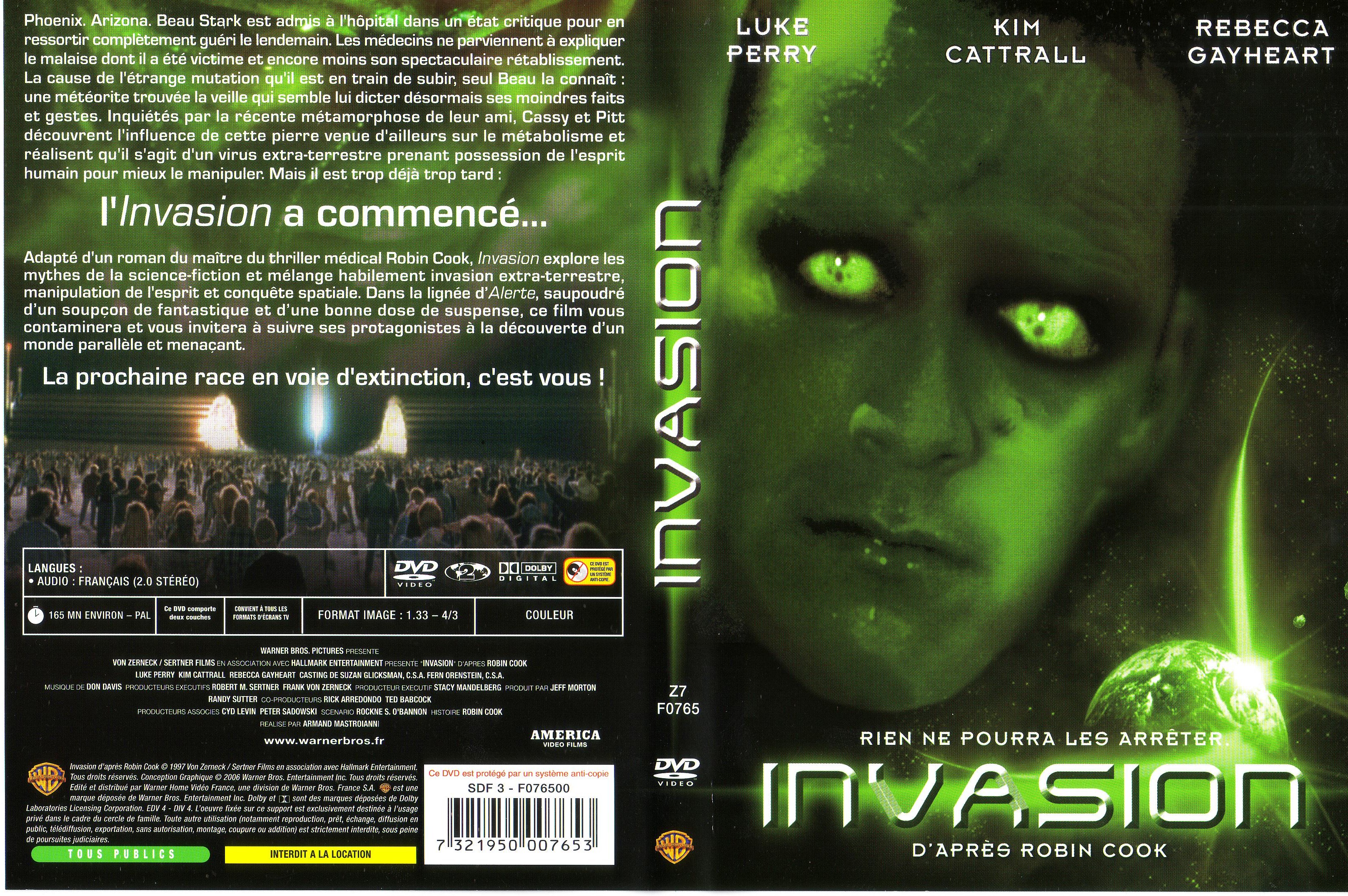 Jaquette DVD Invasion (1997)