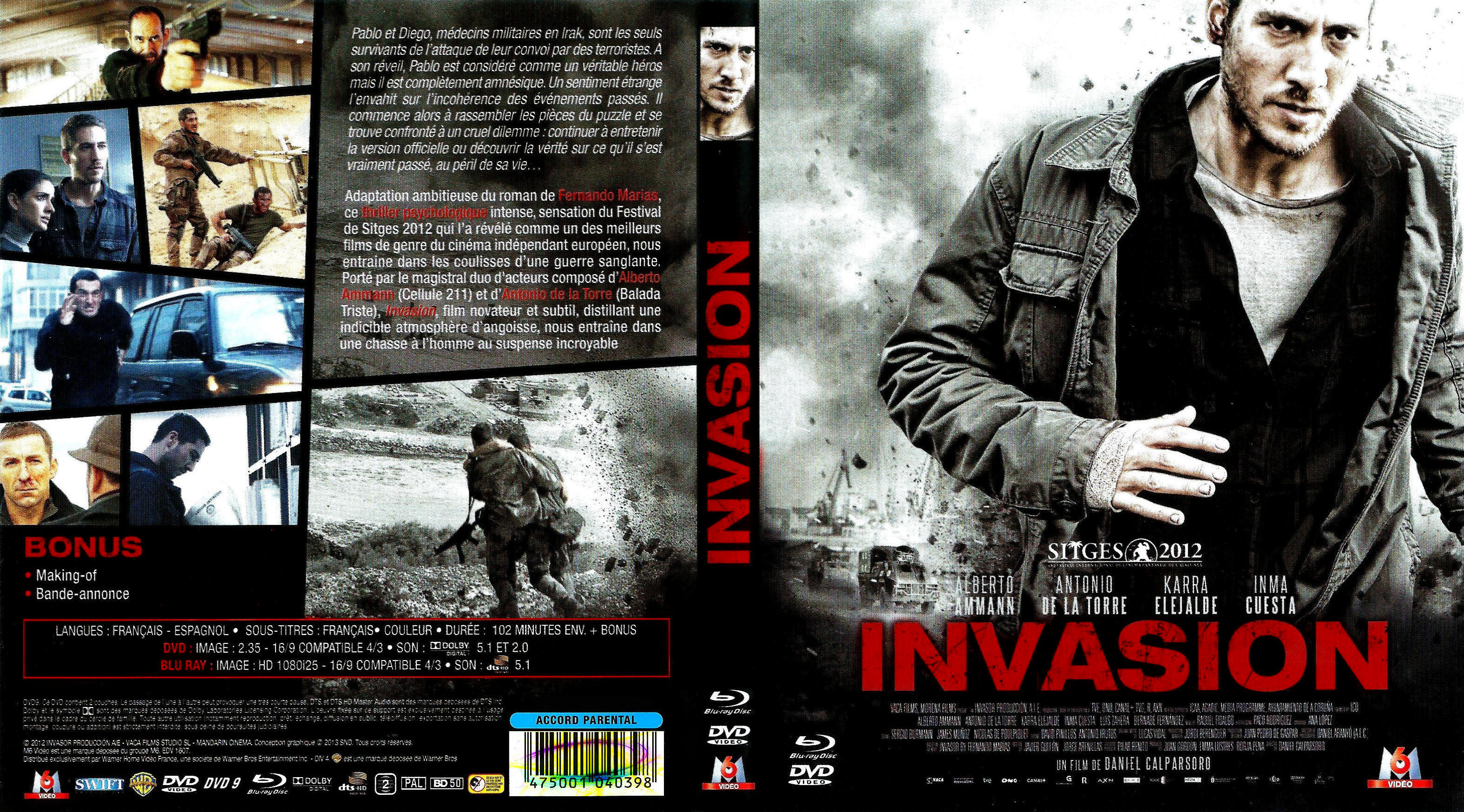 Jaquette DVD Invasion (2012) (BLU-RAY)