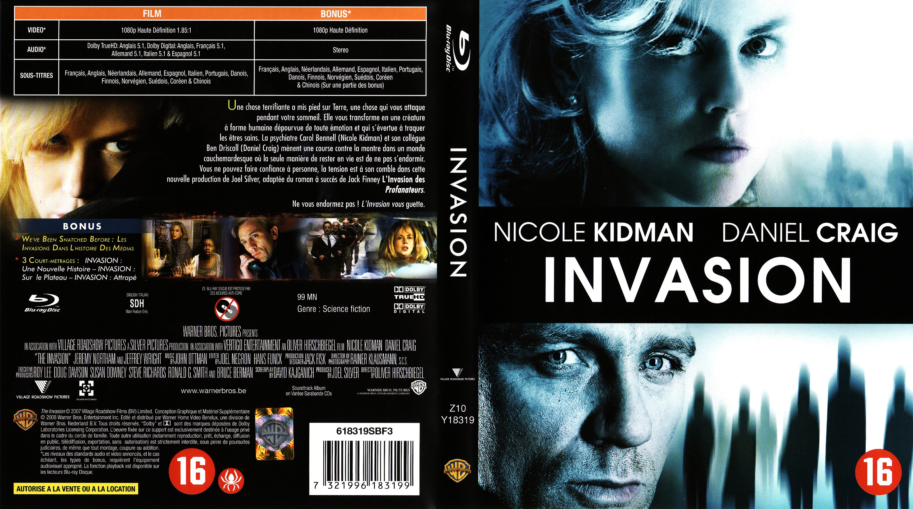 Jaquette DVD Invasion (BLU-RAY)
