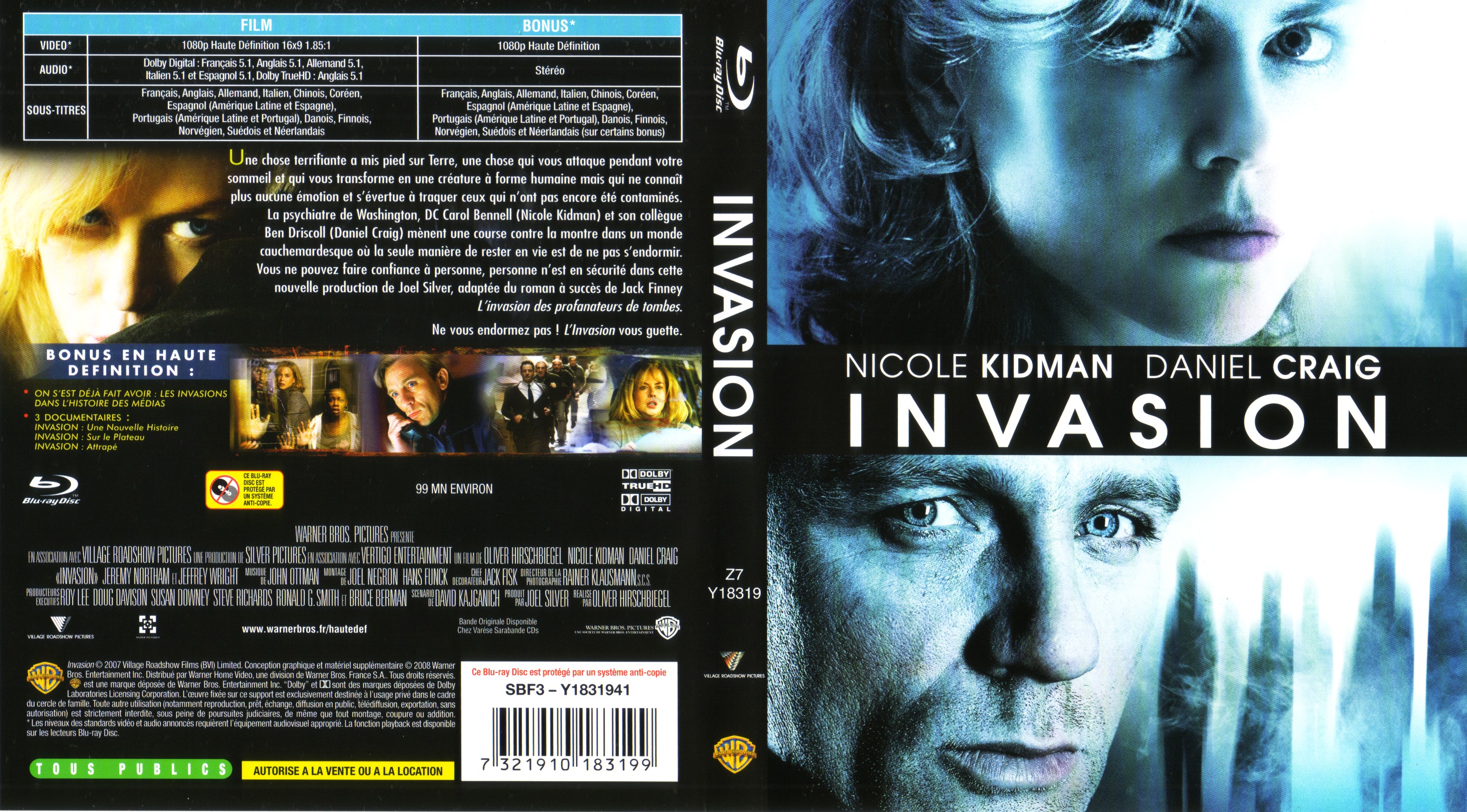 Jaquette DVD Invasion (BLU-RAY) v2