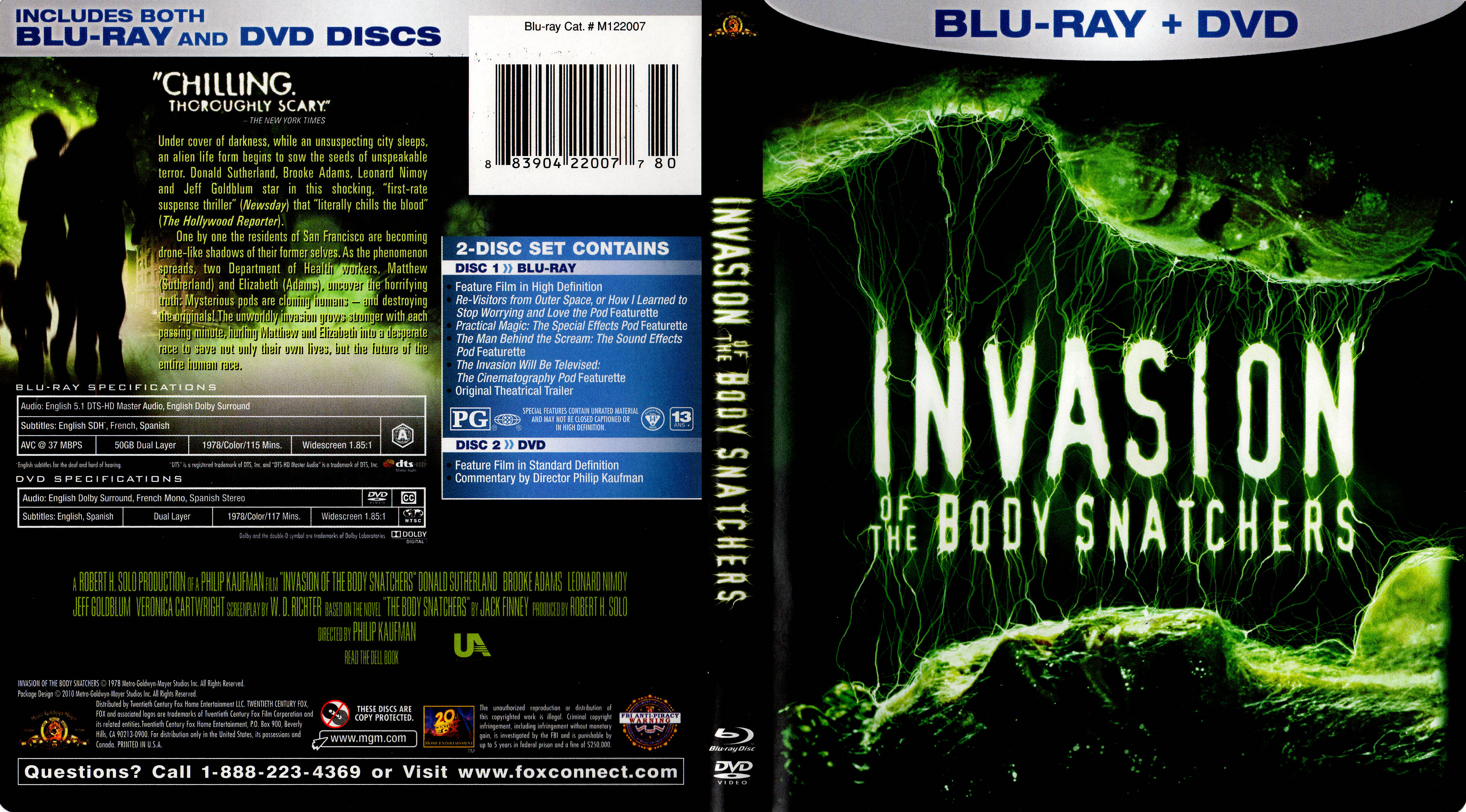 Jaquette DVD Invasion of the body snatchers  - L