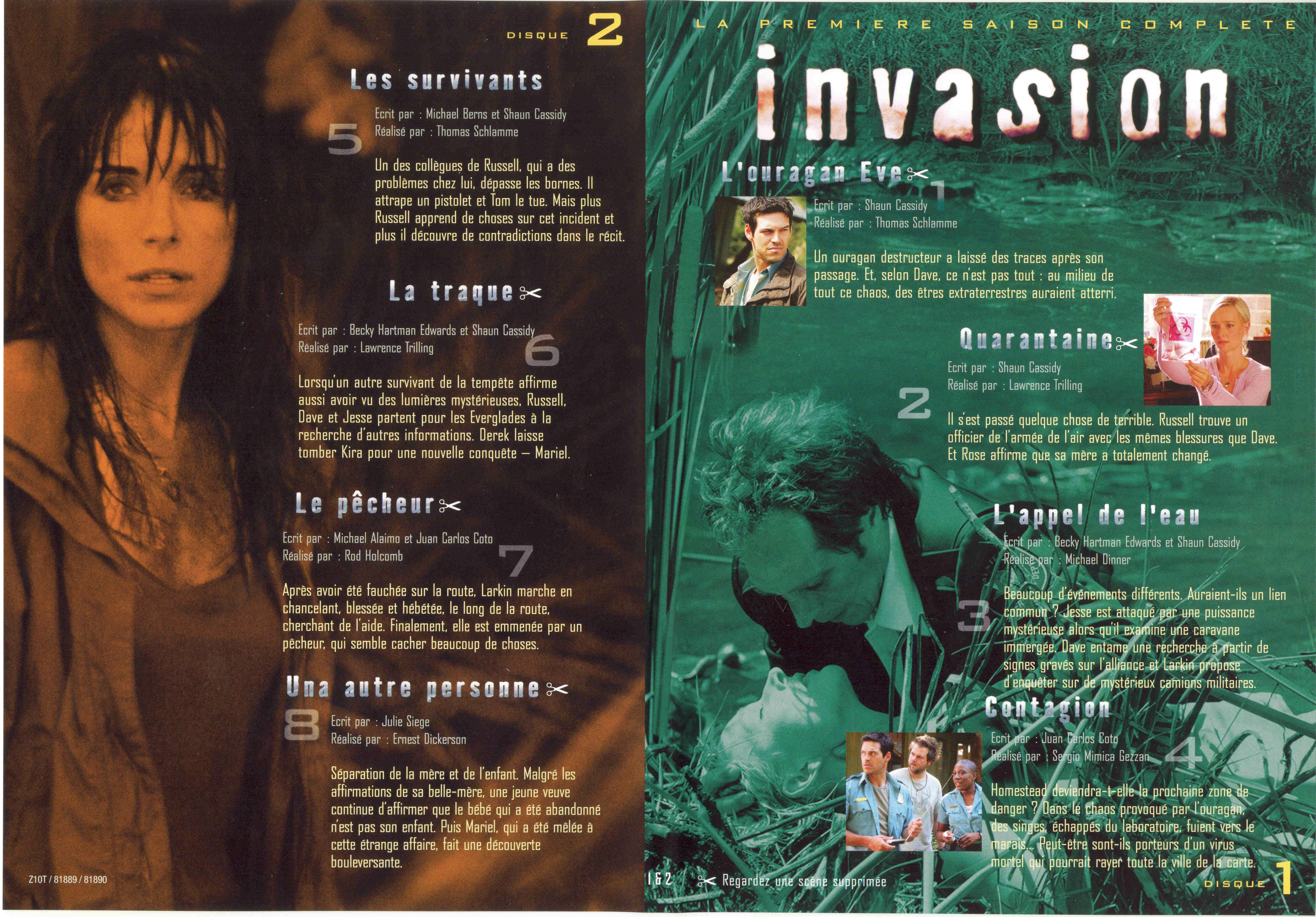 Jaquette DVD Invasion saison 1 DISC 1-2