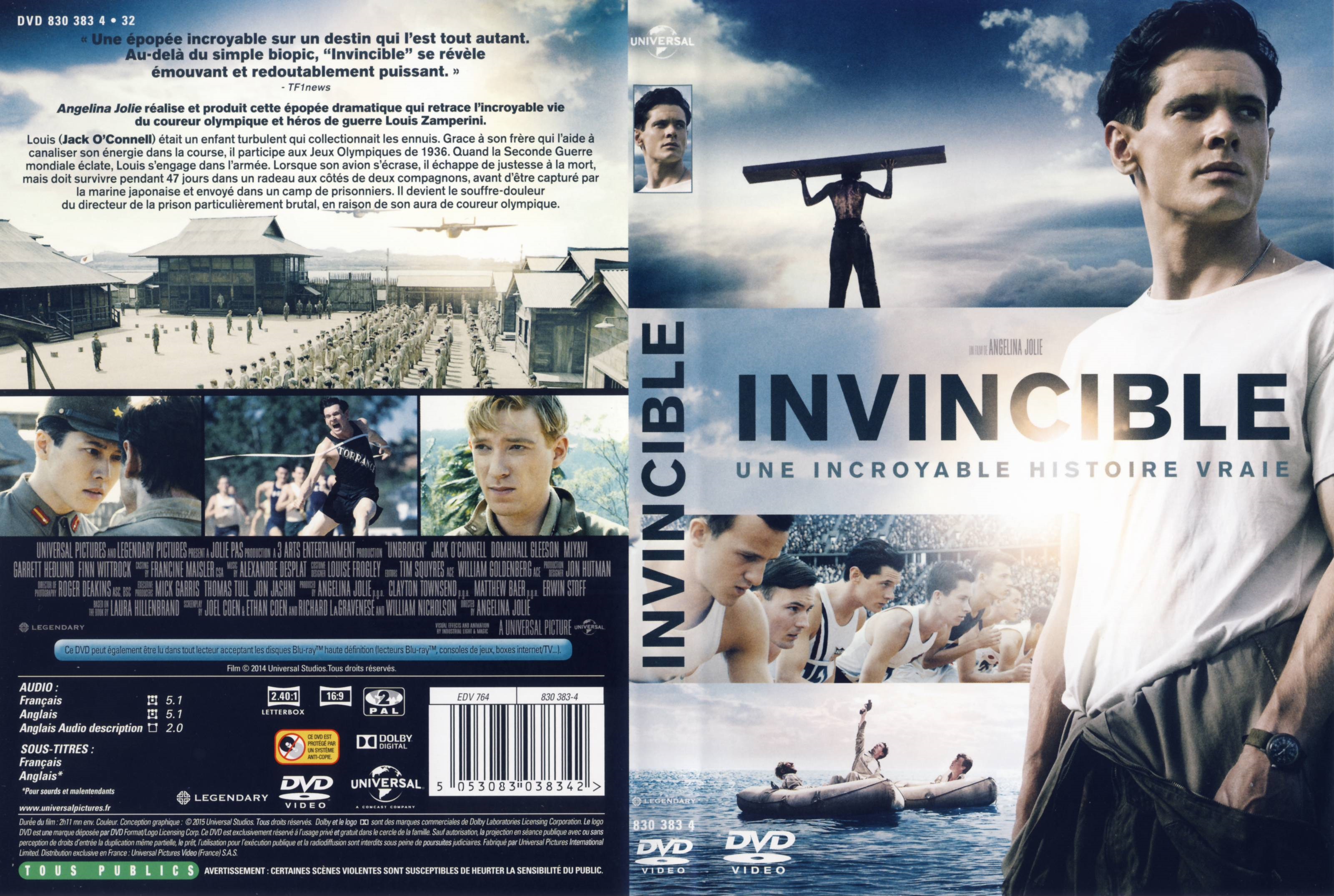 Jaquette DVD Invincible (2015)