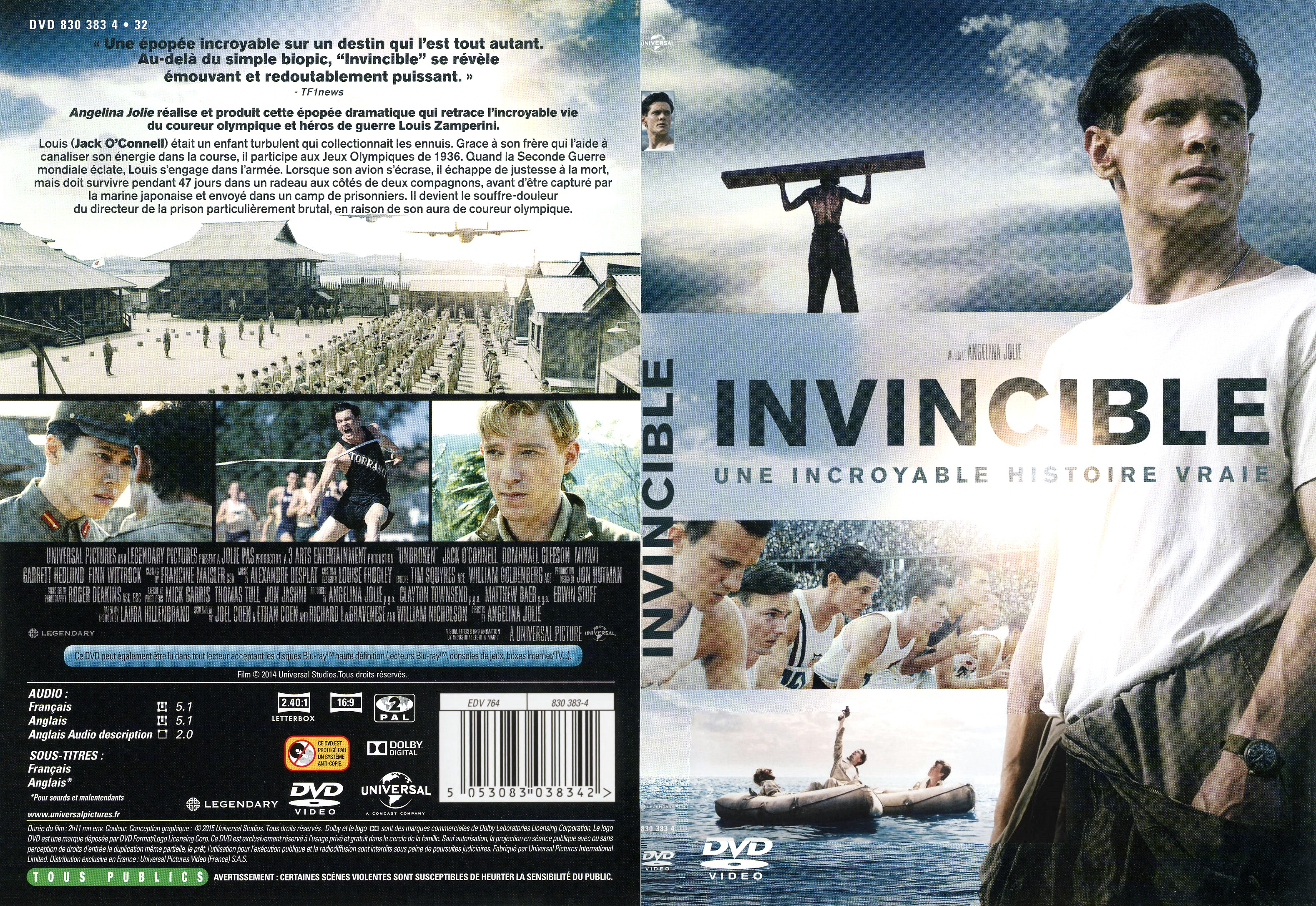 Jaquette DVD Invincible (2015) - SLIM