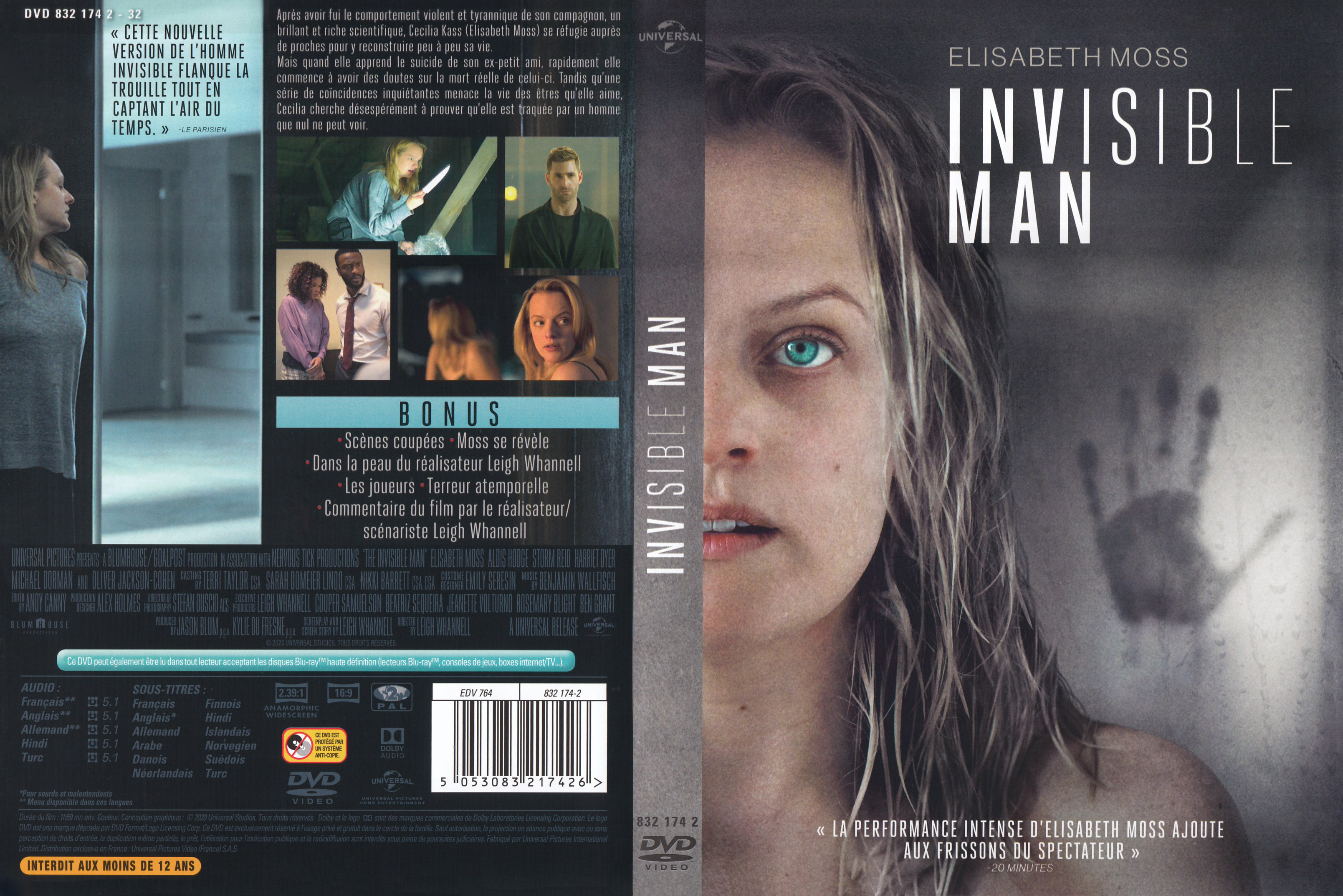 Jaquette DVD Invisible man