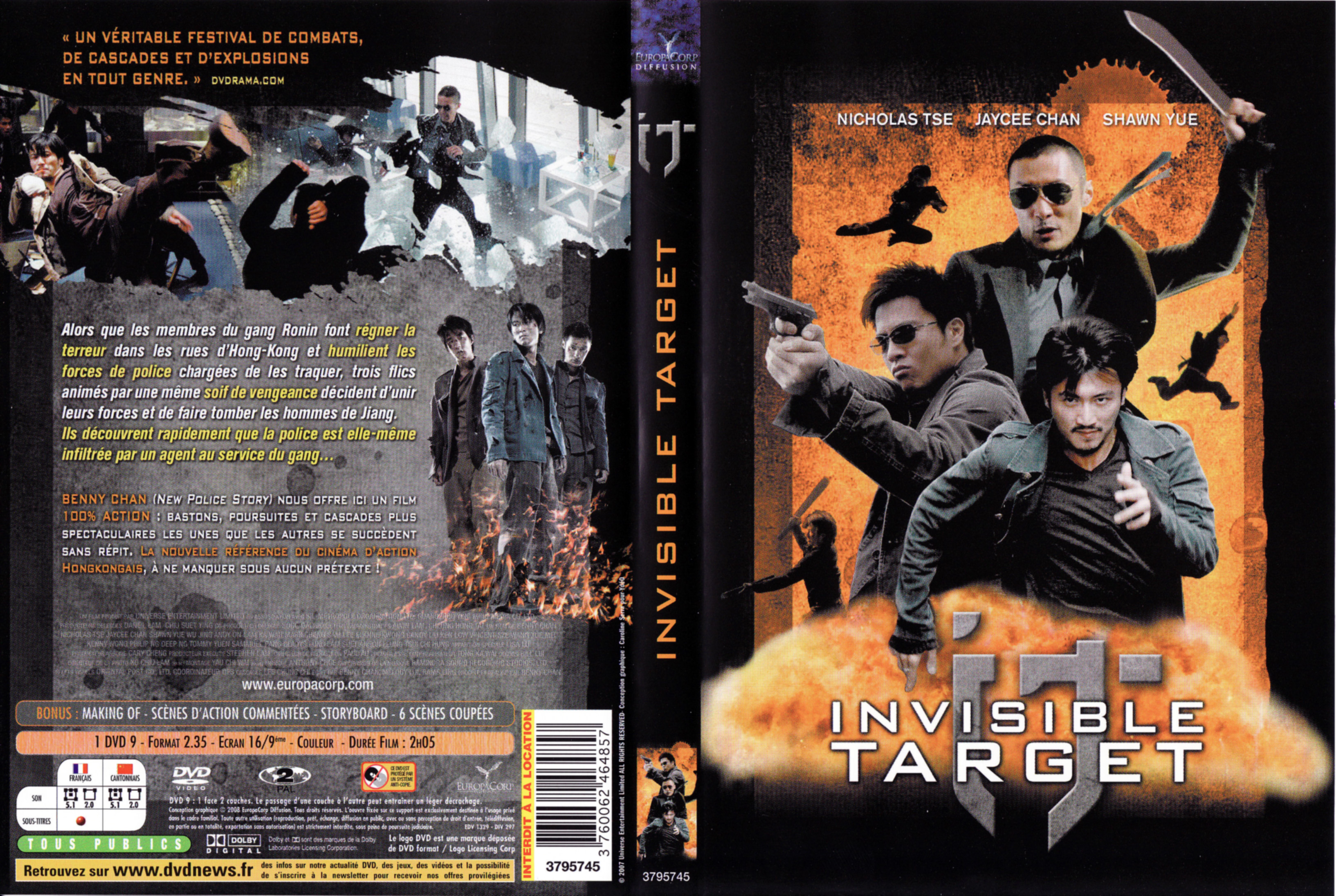 Jaquette DVD Invisible target