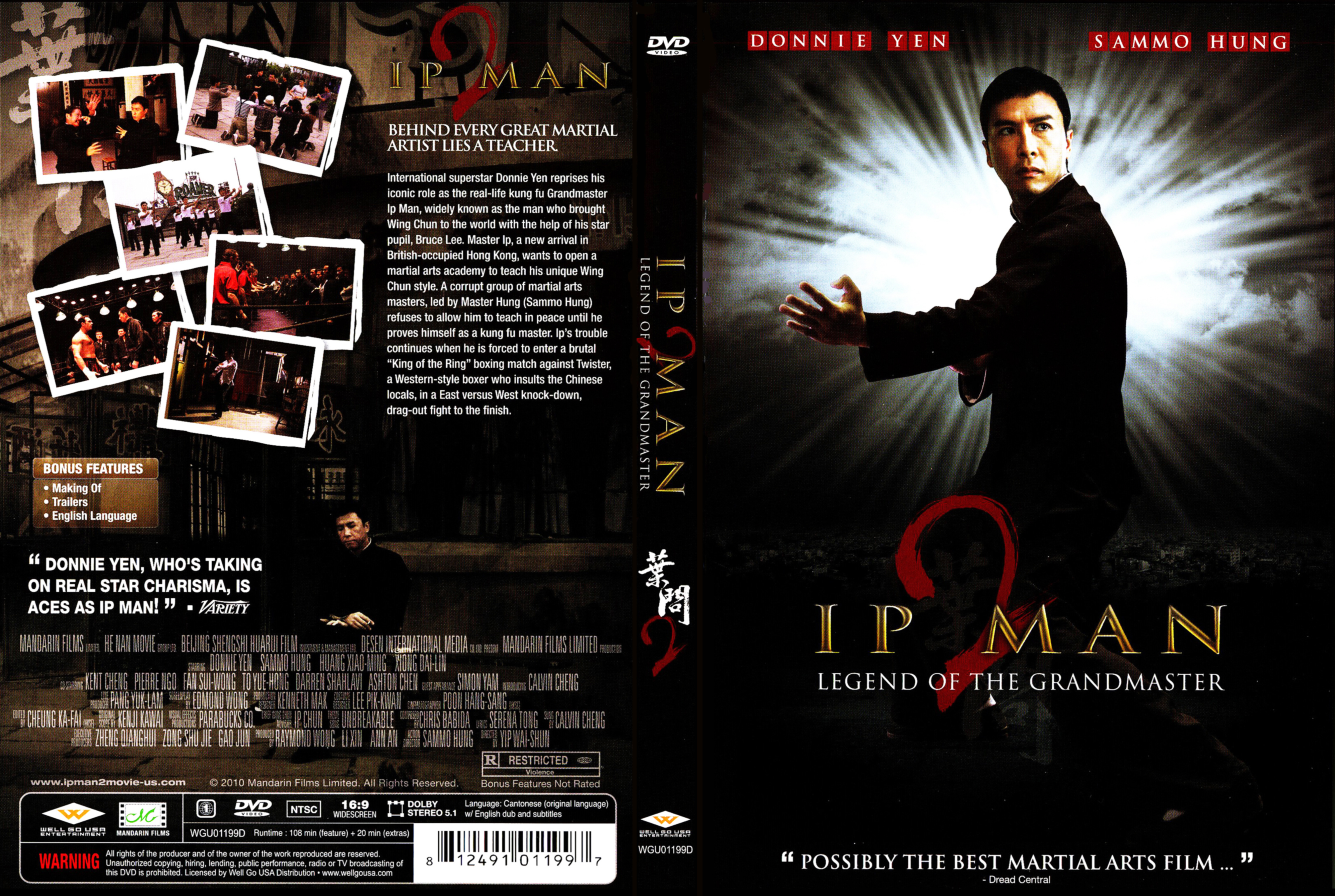 Jaquette DVD Ip Man 2 Zone 1