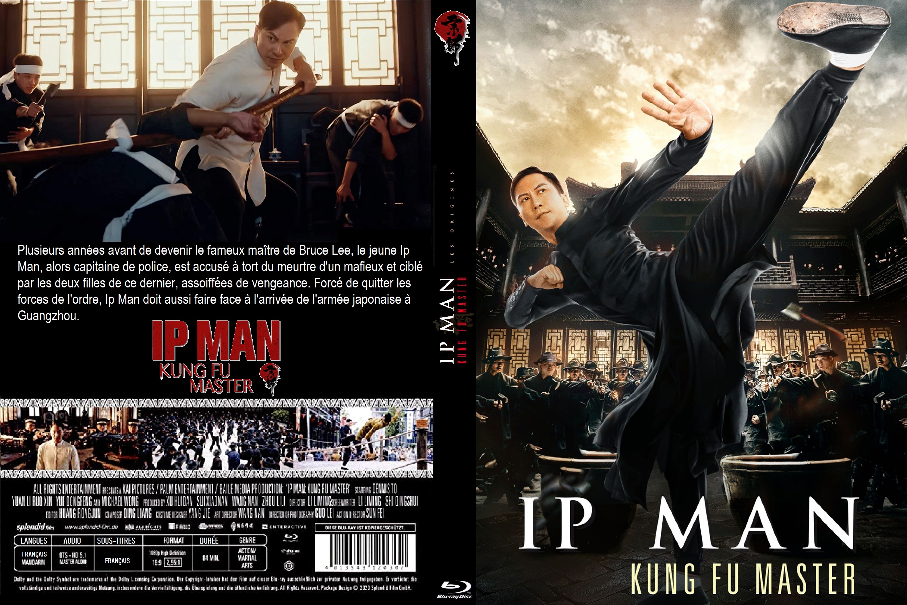 Jaquette DVD Ip Man Kung Fu Master custom